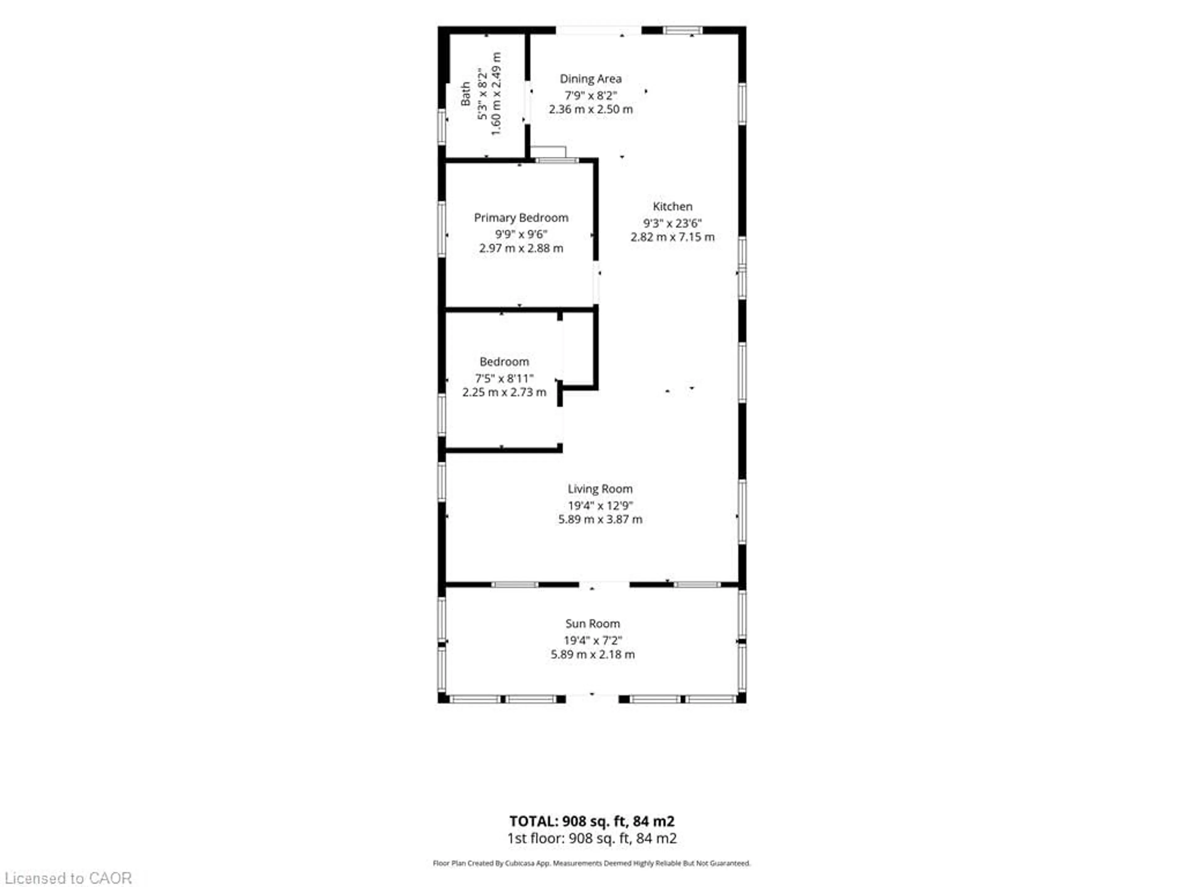 Floor plan for 436 Ashwood Ave, Crystal Beach Ontario L0S 1N0