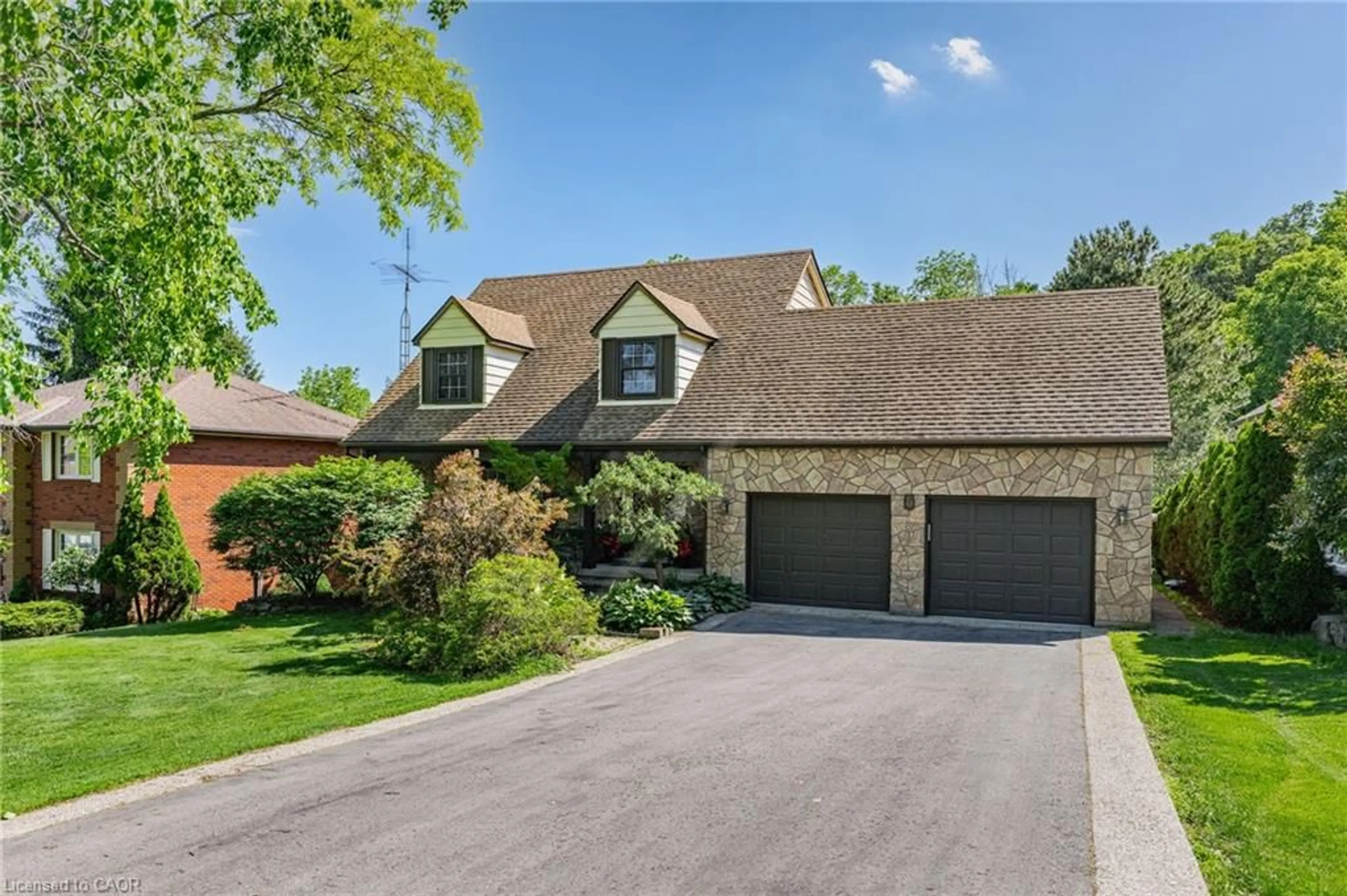 Home with brick exterior material, street for 5 Mays Cres, Waterdown Ontario L8B 0G4
