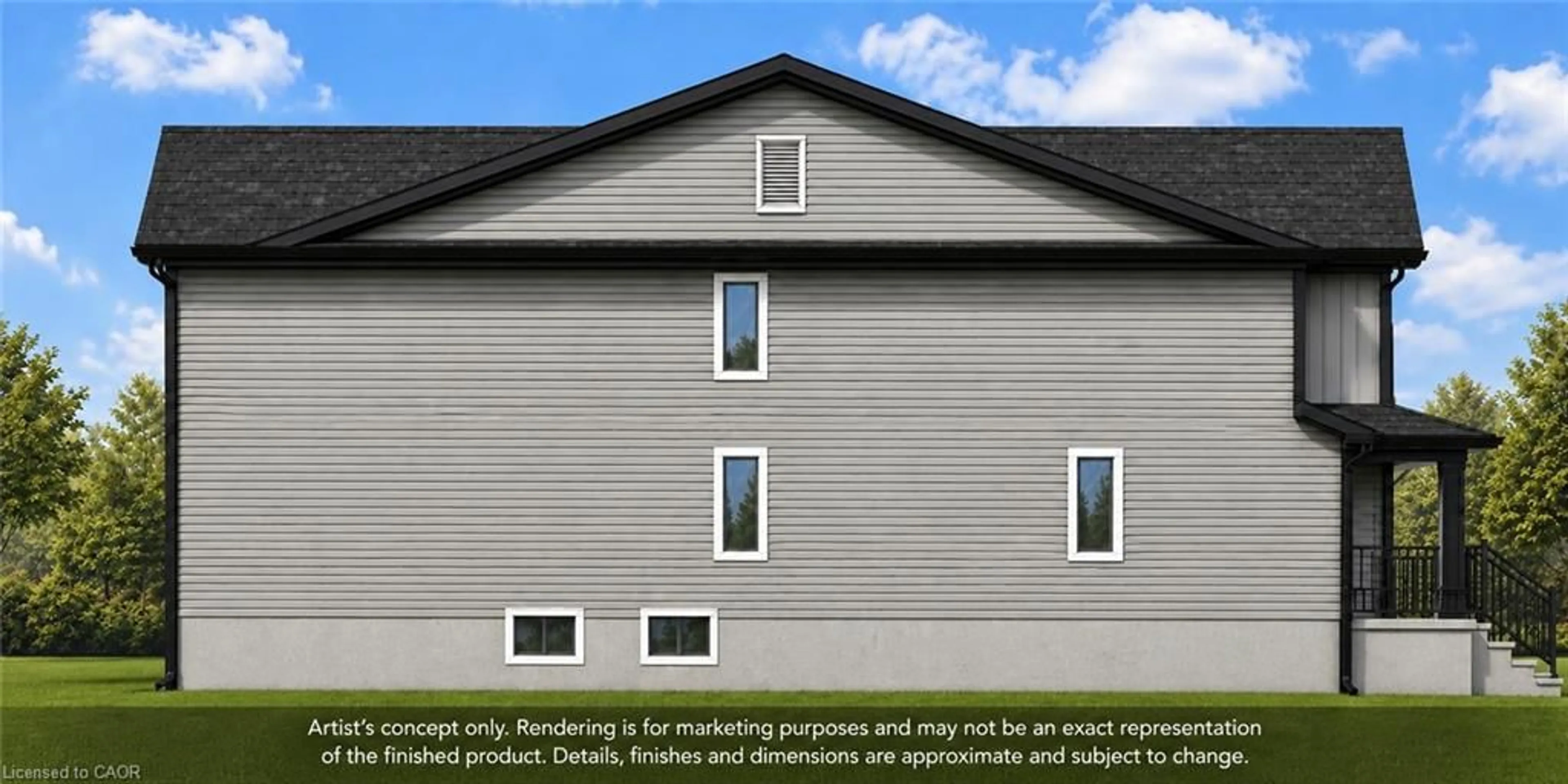 Home with vinyl exterior material, building for 91 Roseview Ave, Cambridge Ontario N1R 4B1