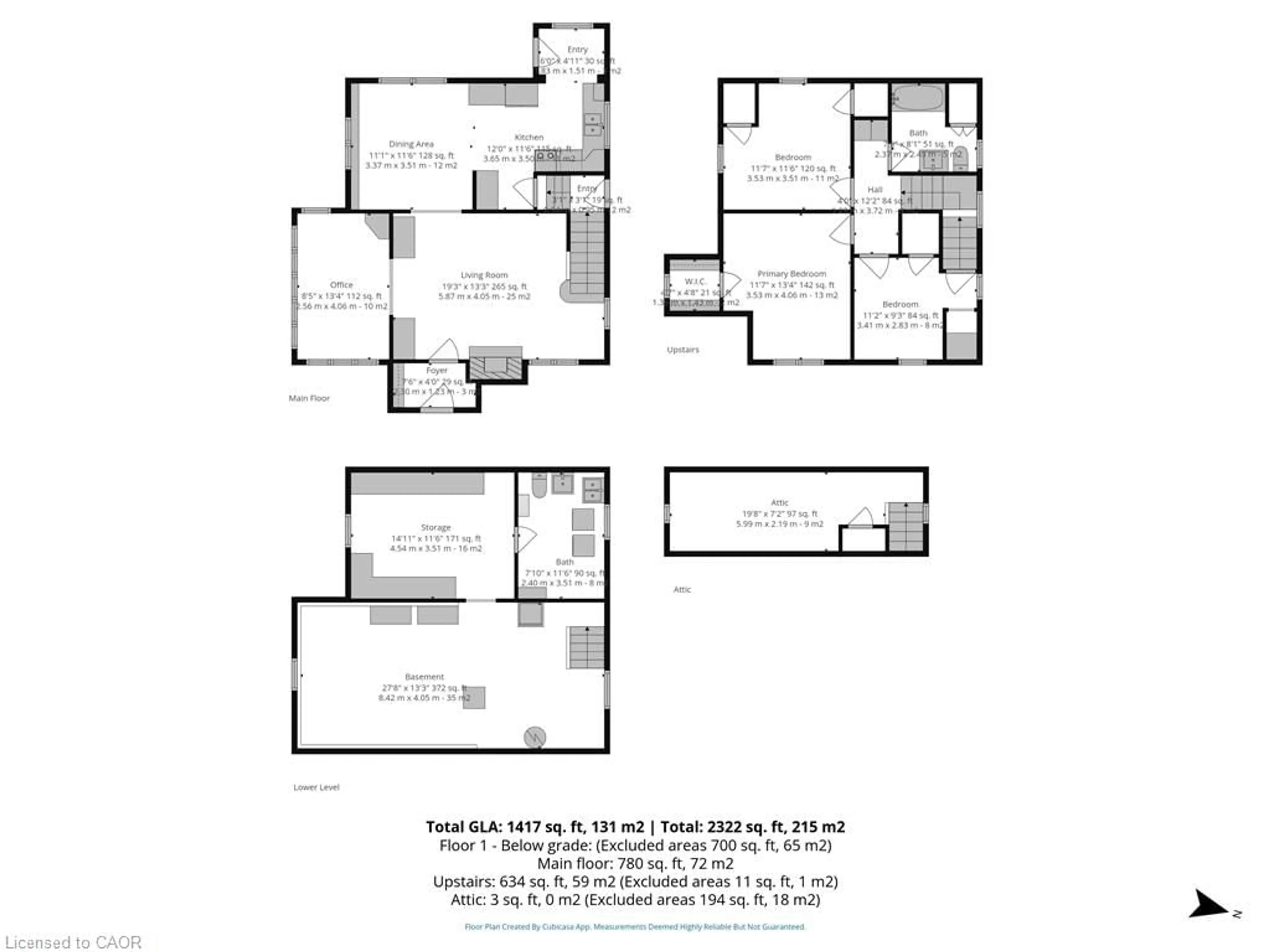 Floor plan for 244 Kent St, Simcoe Ontario N3Y 2Y4