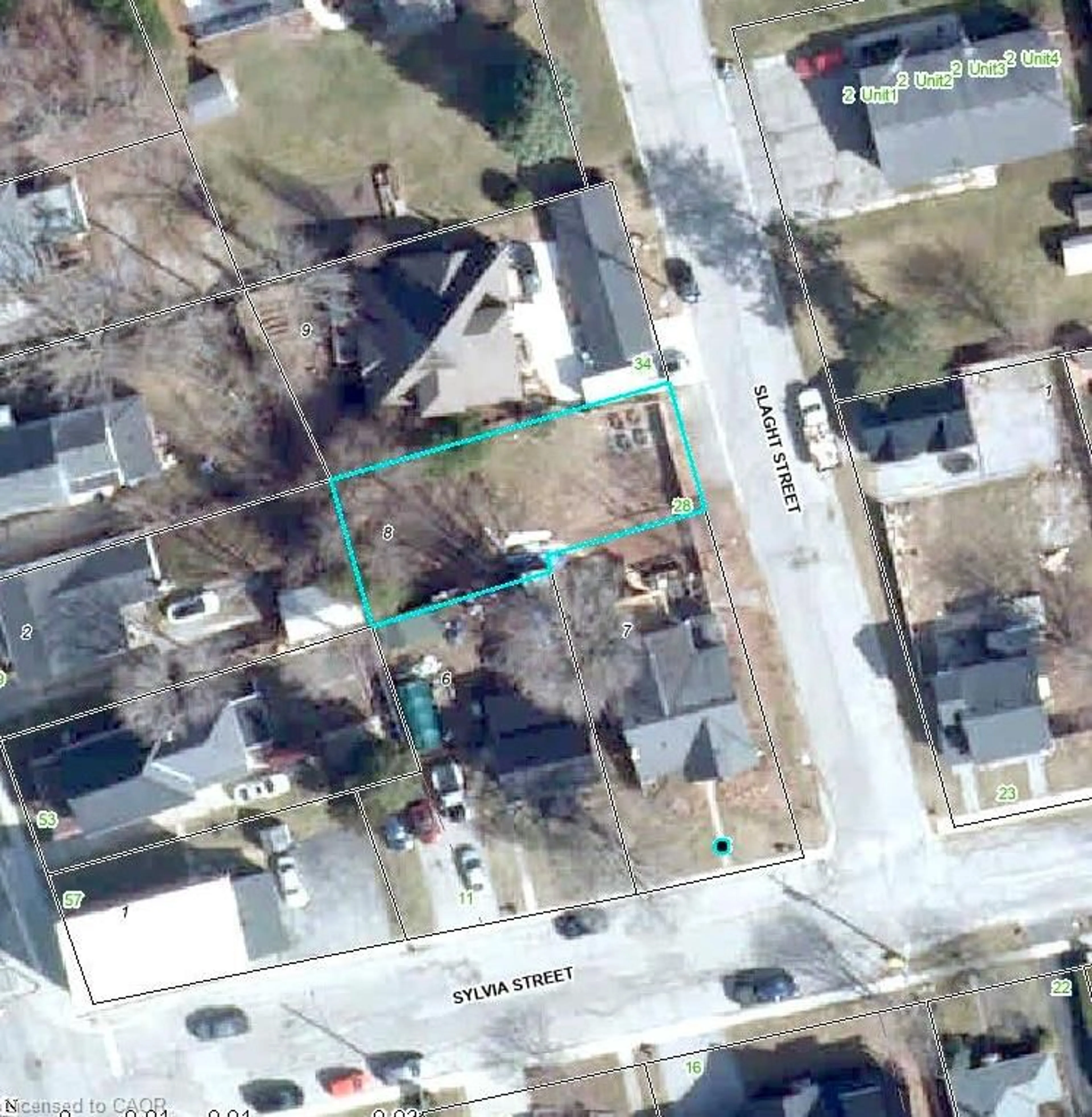 A pic from outside/outdoor area/front of a property/back of a property/a pic from drone, street for 28 Slaght St, Waterford Ontario N0E 1Y0