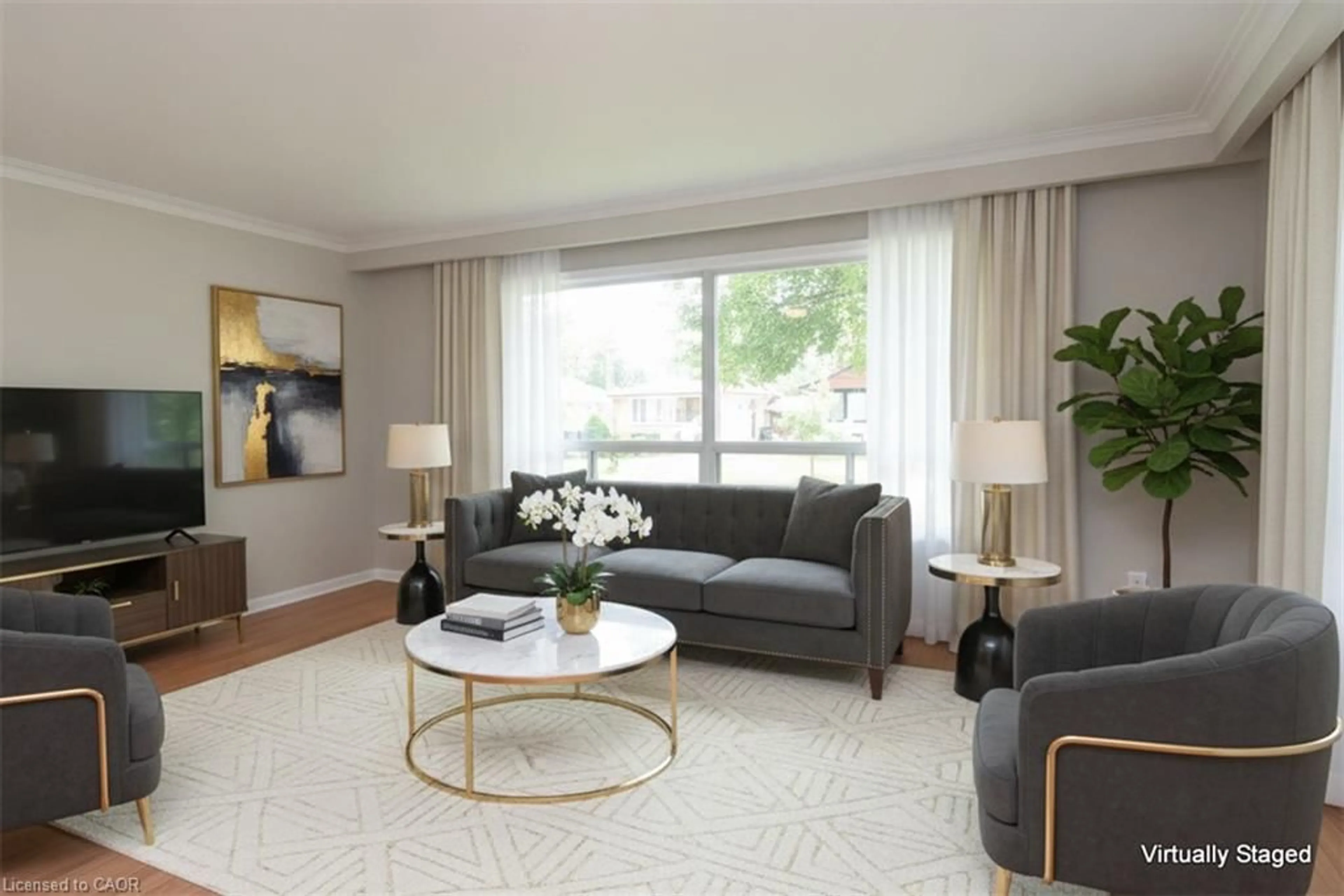 Living room with furniture, unknown for 44 Beckwith Rd, Etobicoke Ontario M9C 3Y1