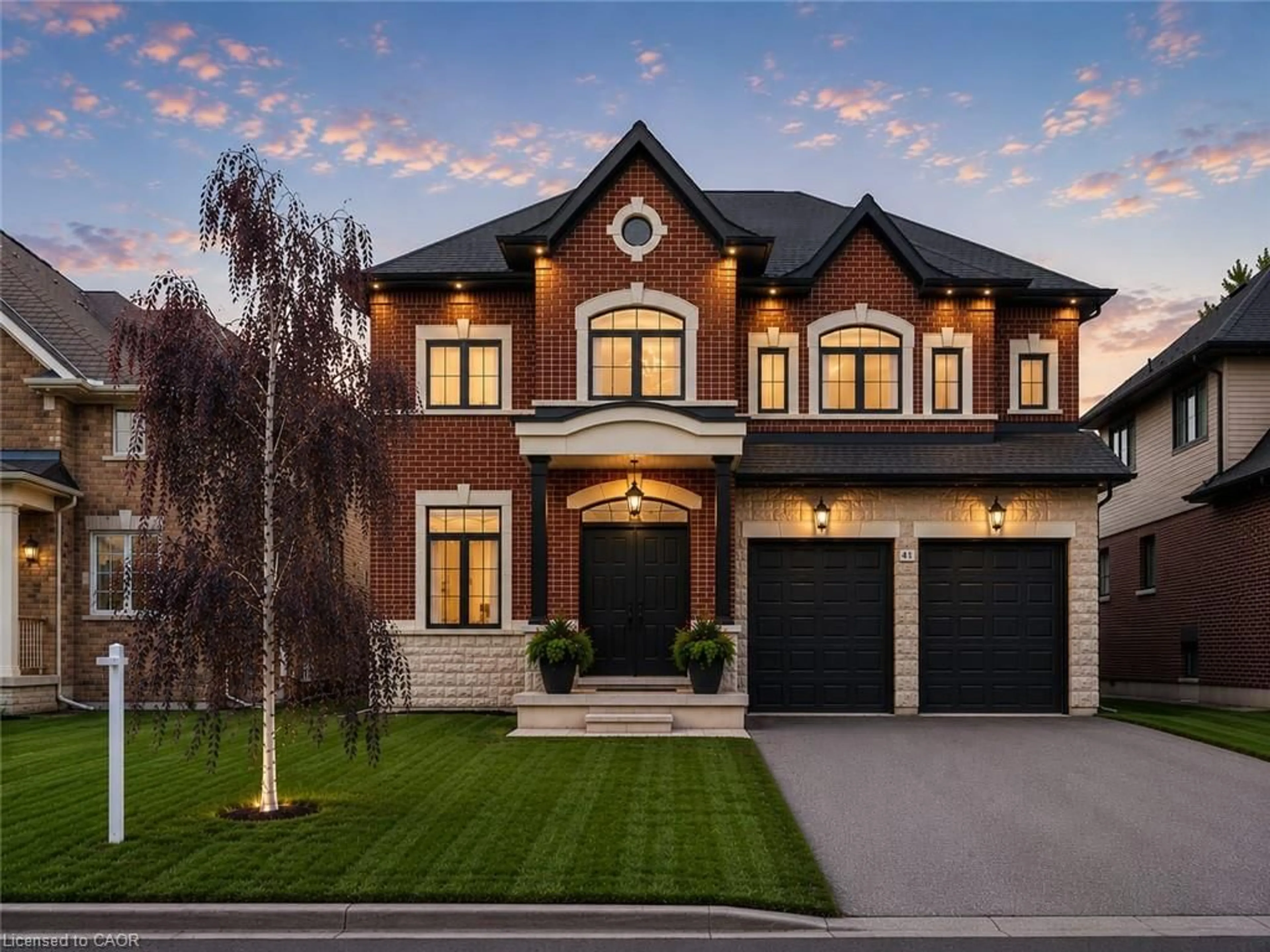 Home with brick exterior material, street for 41 Creanona Blvd, Stoney Creek Ontario L8E 5G2