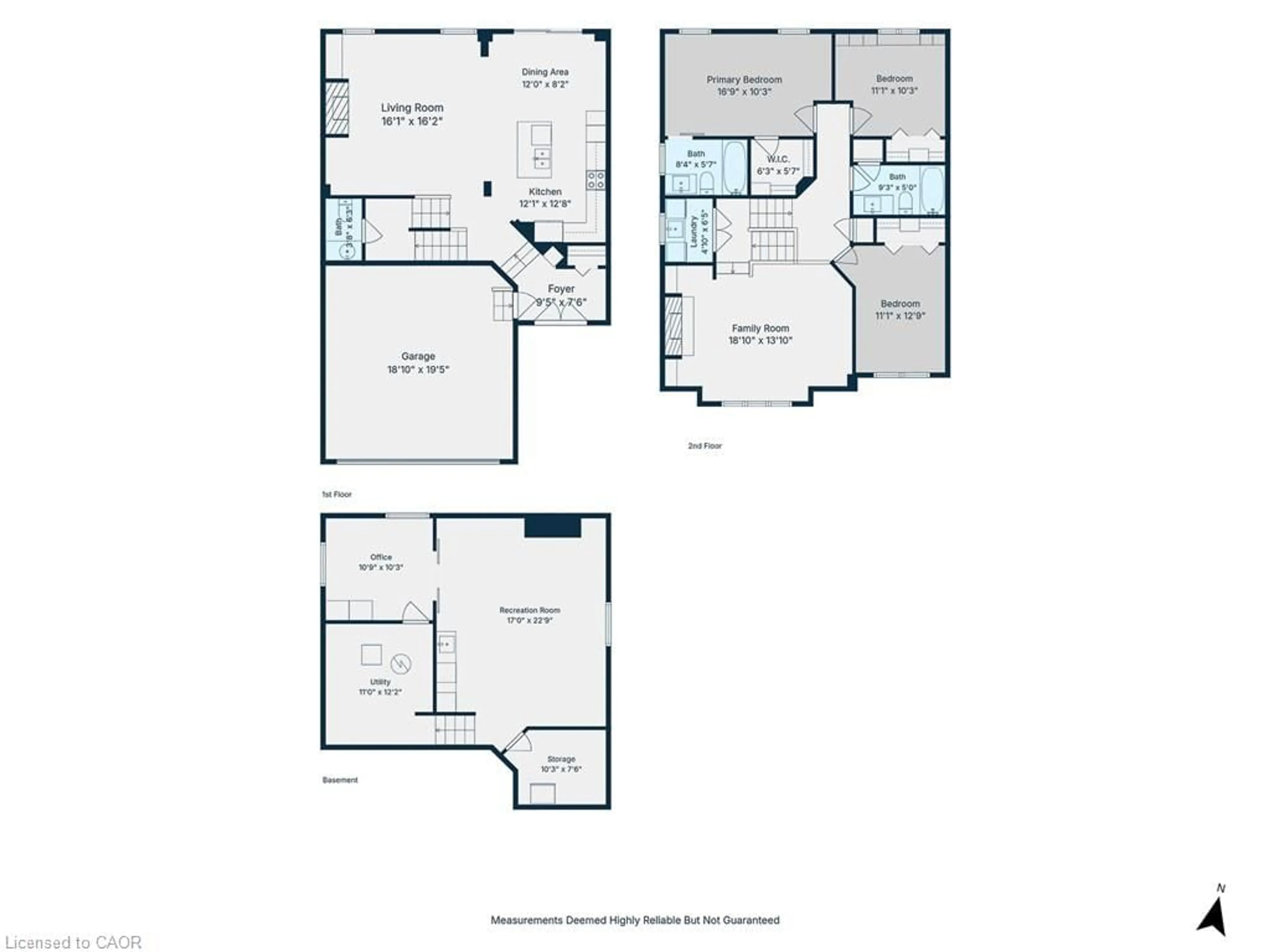 Floor plan for 936 Dunblane Crt, Kitchener Ontario N2R 1W9