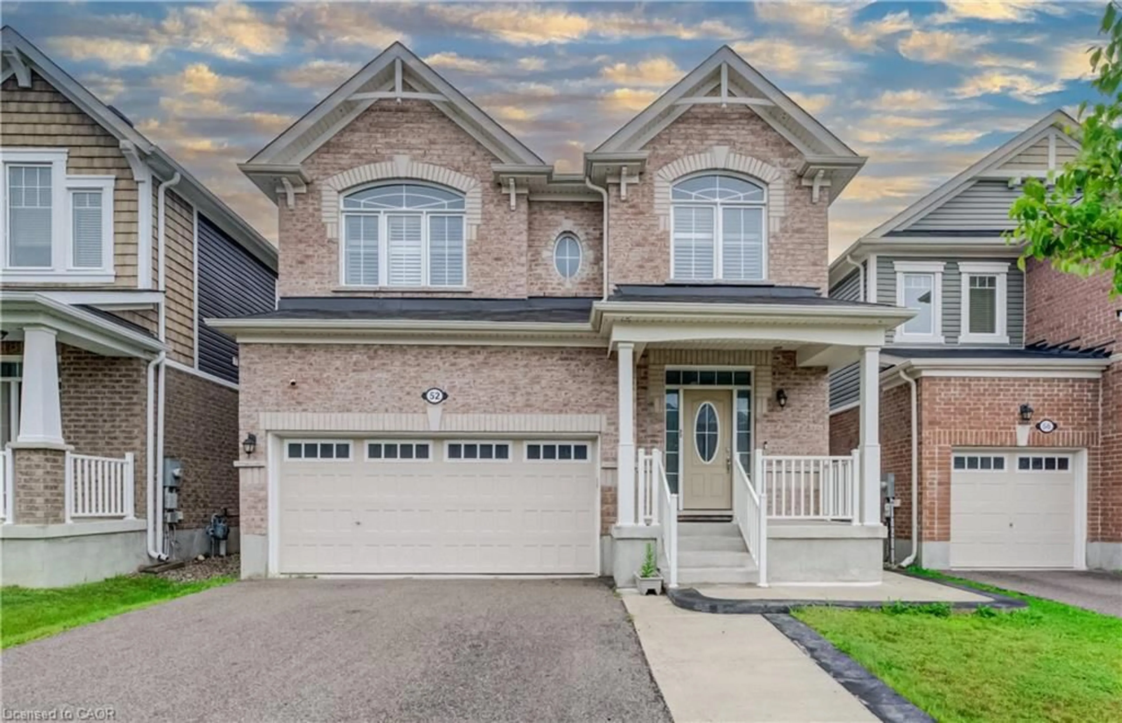 Home with brick exterior material, street for 52 Pointer St, Cambridge Ontario N3E 0B4