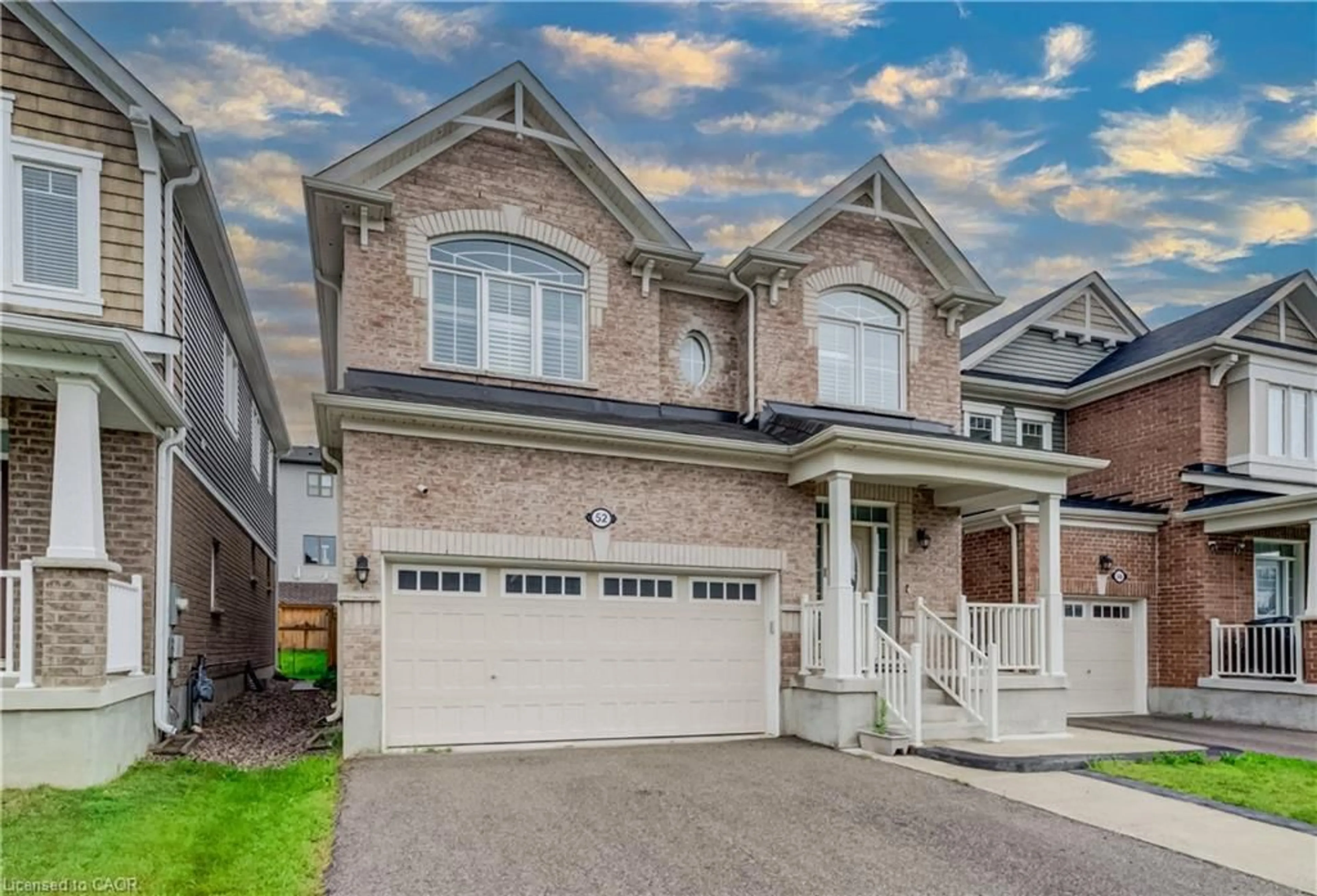 Home with brick exterior material, street for 52 Pointer St, Cambridge Ontario N3E 0B4