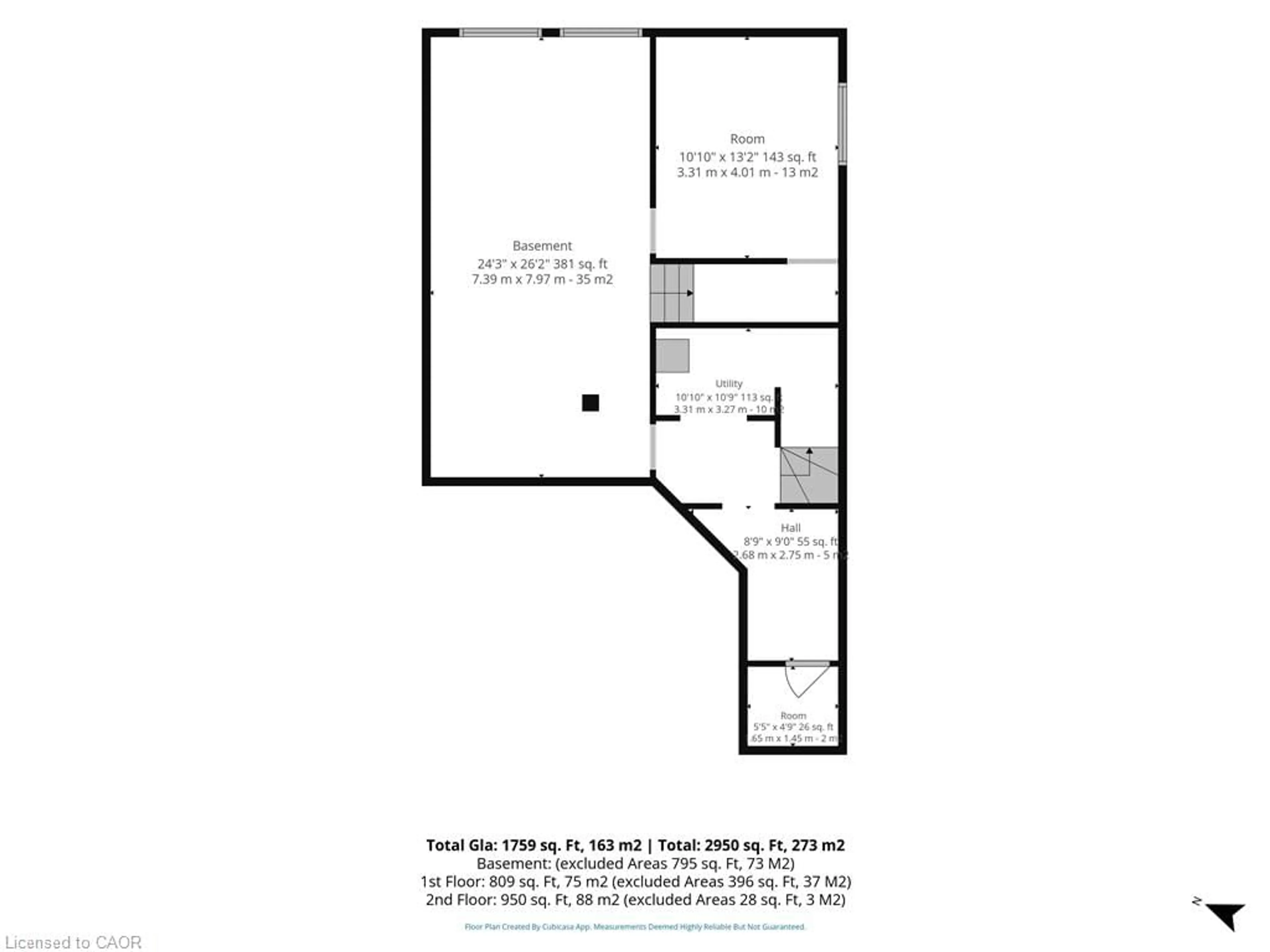 Floor plan for 115 Amber St, Waterford Ontario N0E 1Y0