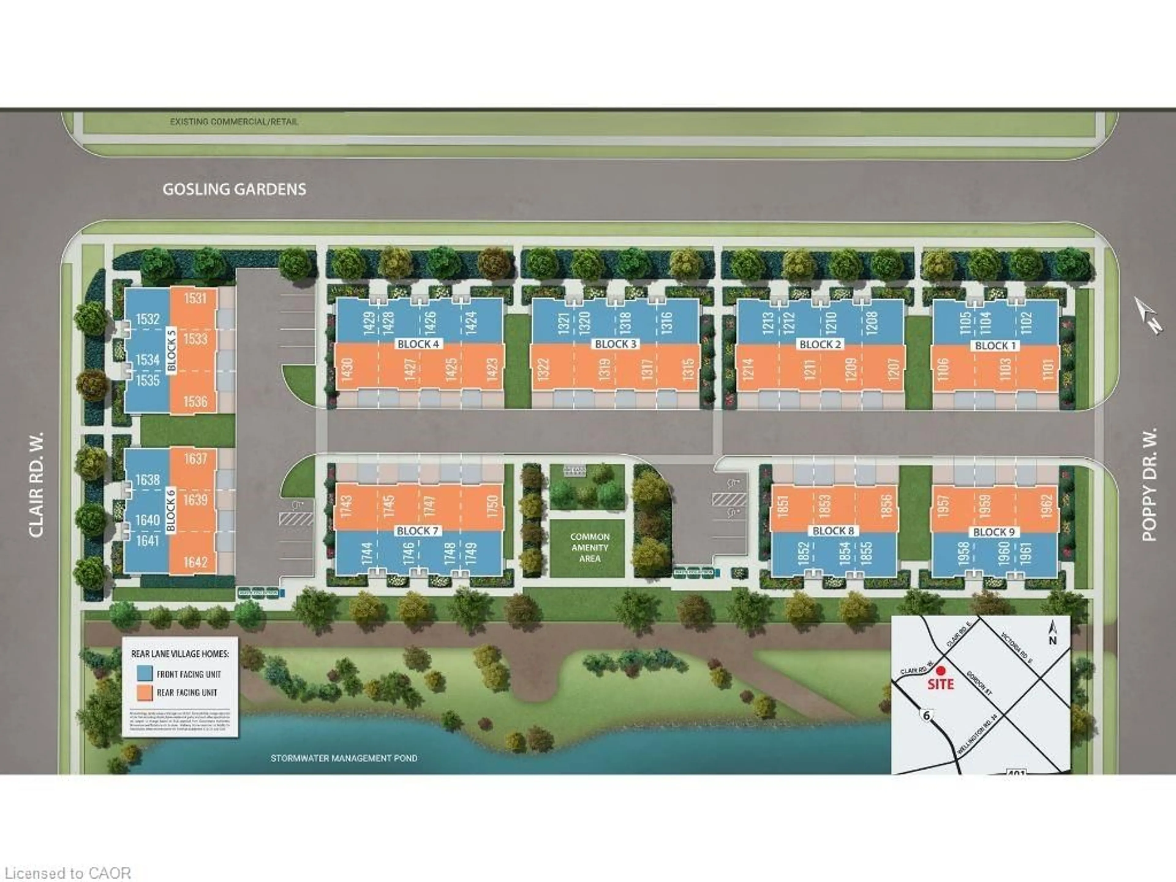 Floor plan for LOT 1639 - 74 Clair Rd, Guelph Ontario N1L 1G1