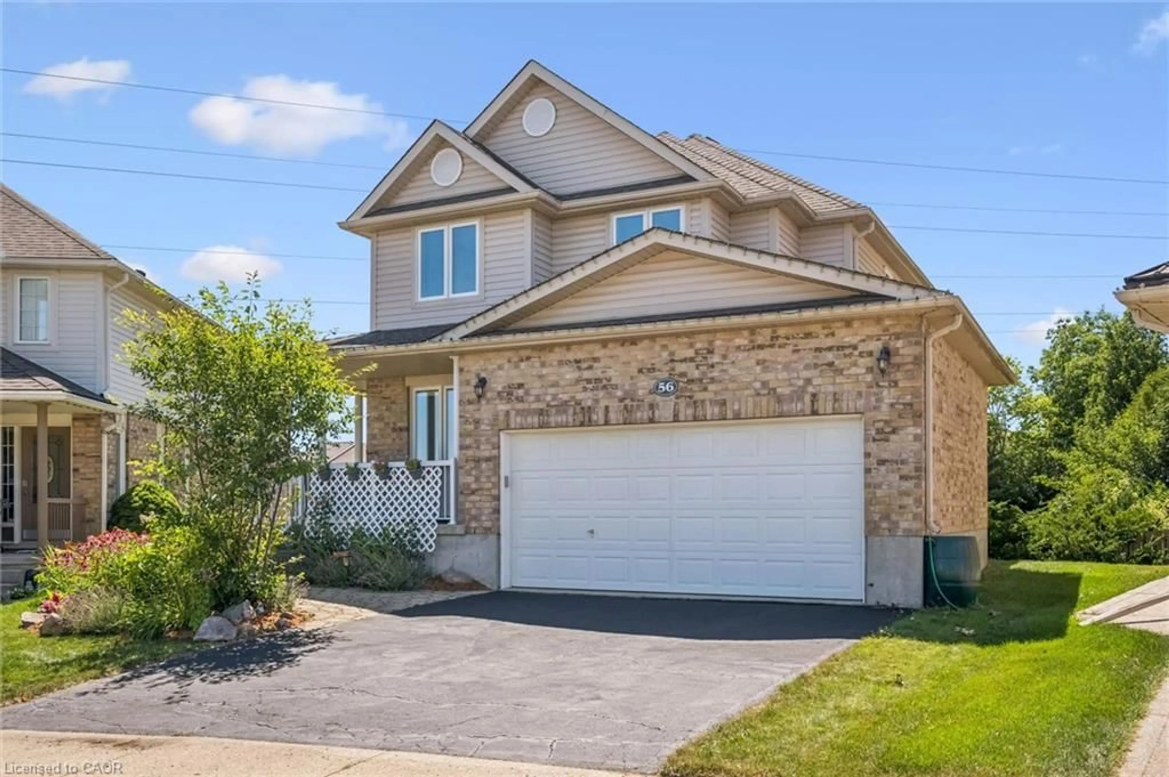 Home with brick exterior material, street for 56 Henhoeffer Cres, Kitchener Ontario N2E 4H4
