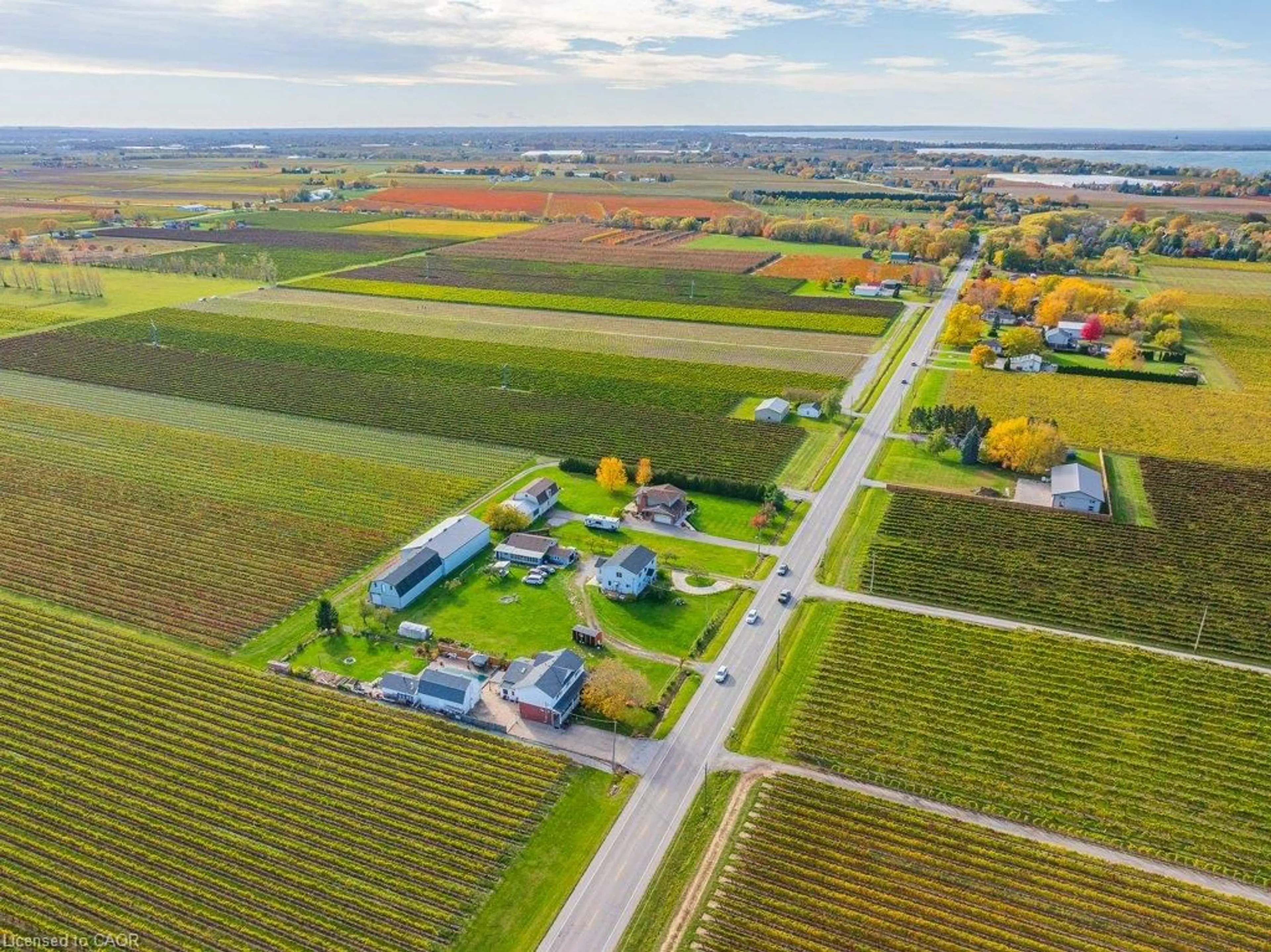 A pic from outside/outdoor area/front of a property/back of a property/a pic from drone, street for 165 East & West Line, Niagara-on-the-Lake Ontario L0S 1J0