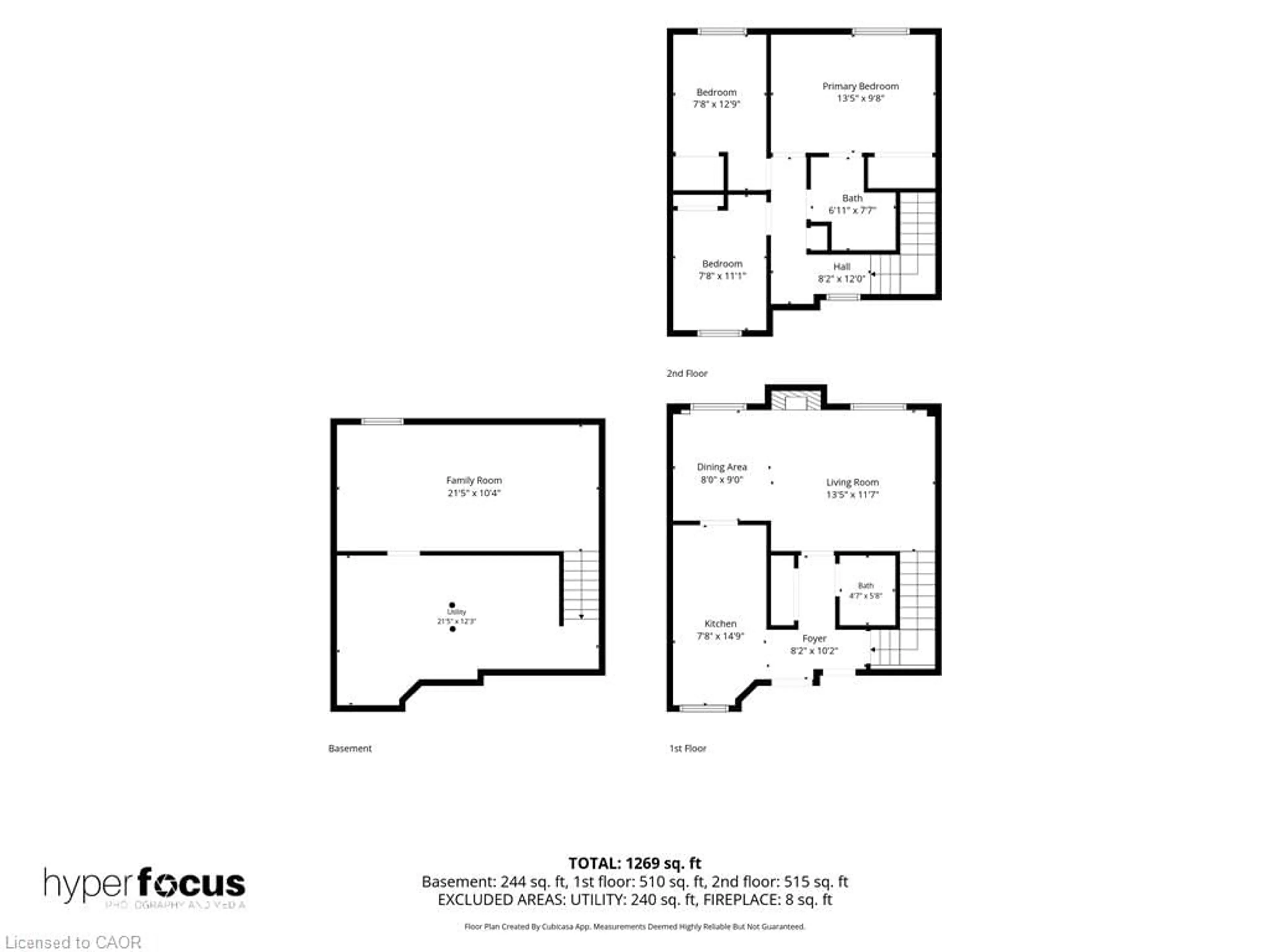 Floor plan for 45 Freeman Cres, Simcoe Ontario N3Y 5K1