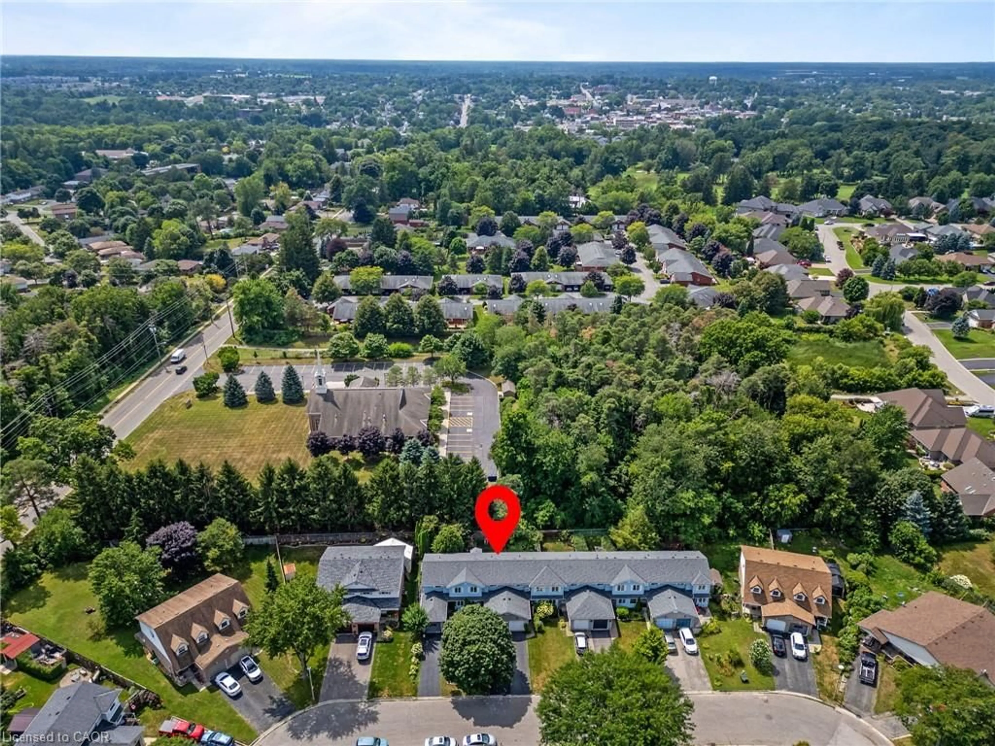 A pic from outside/outdoor area/front of a property/back of a property/a pic from drone, unknown for 45 Freeman Cres, Simcoe Ontario N3Y 5K1
