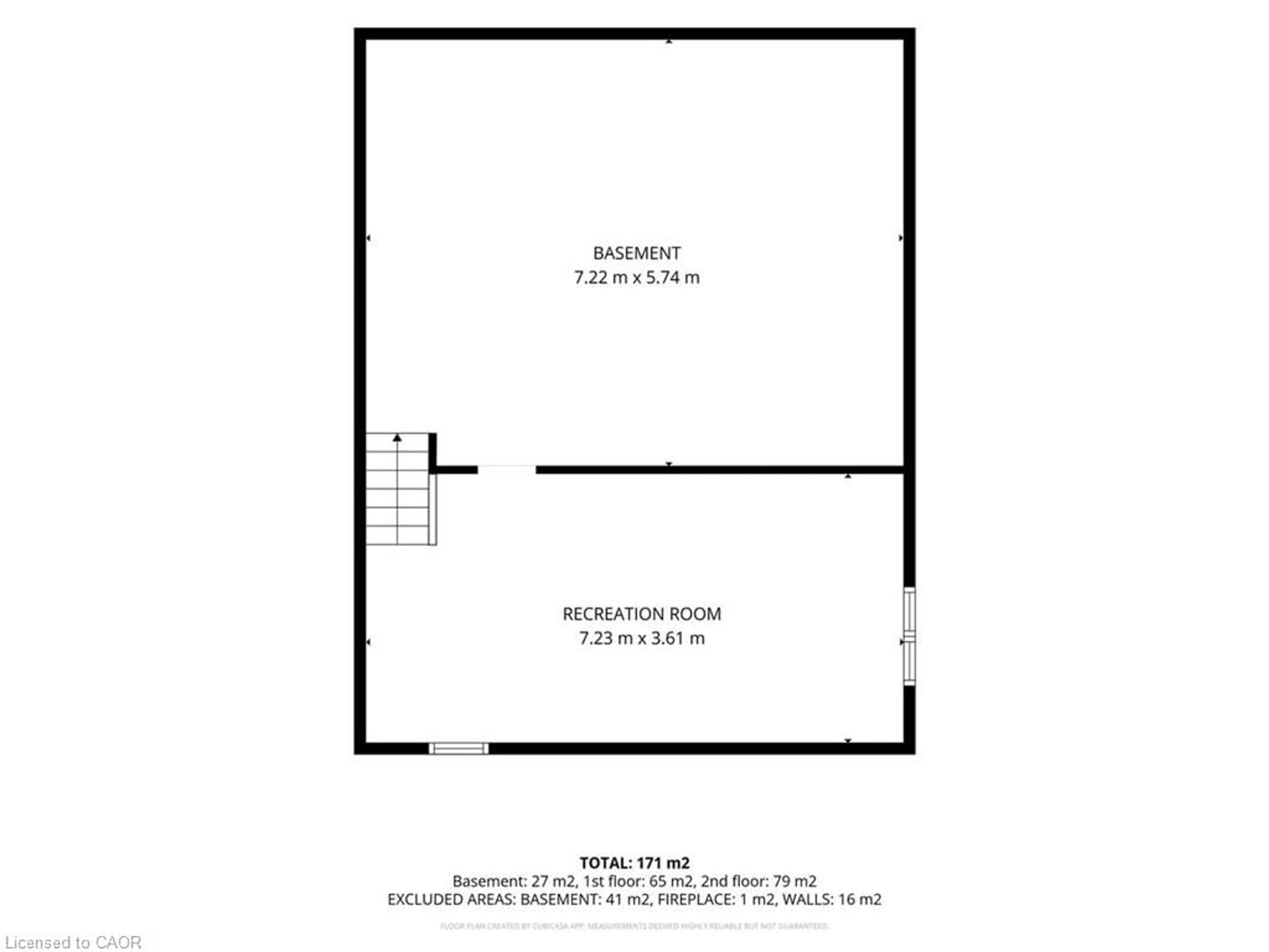 Floor plan for 4804 John St, Beamsville Ontario L3J 0P5