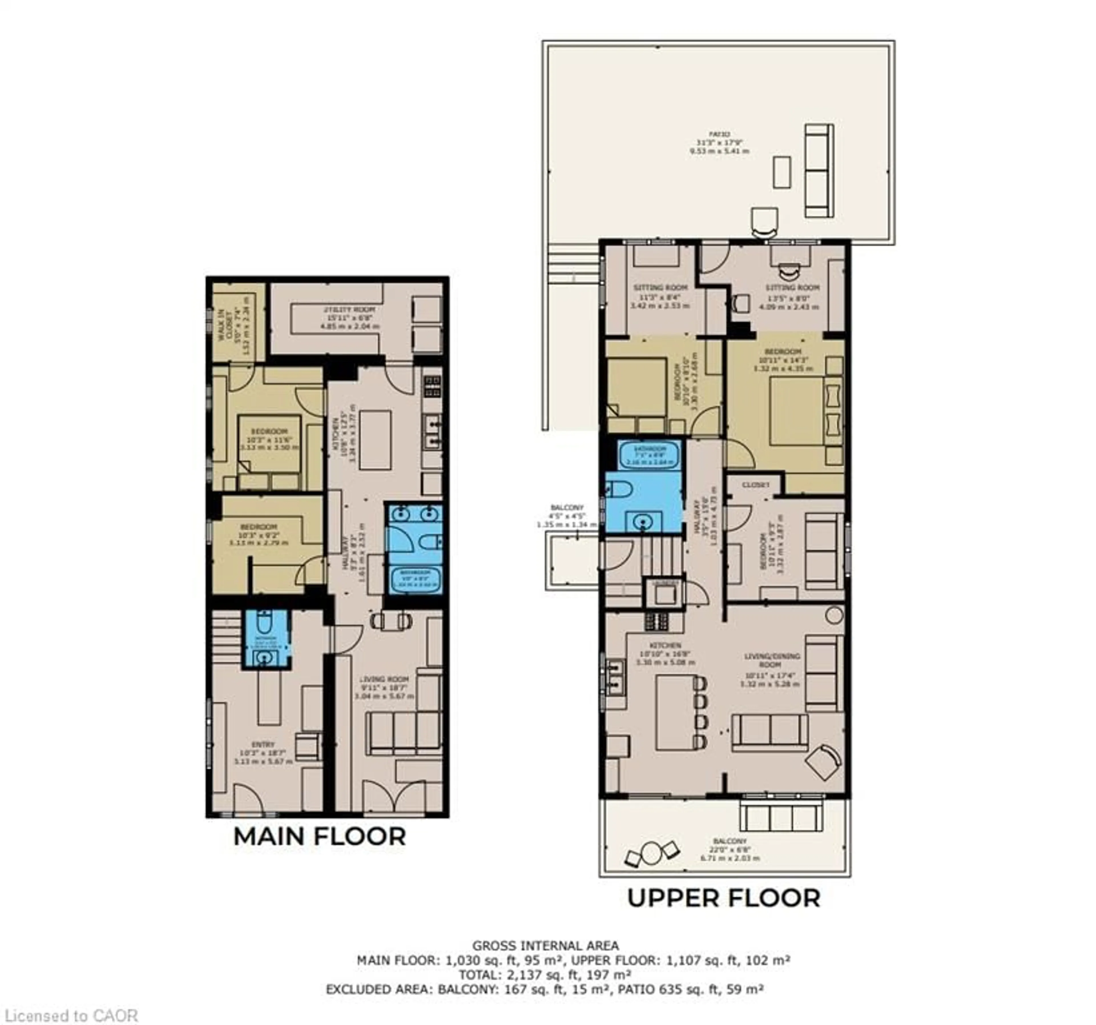 Floor plan for 592 Aberdeen Ave, Hamilton Ontario L8P 2T1