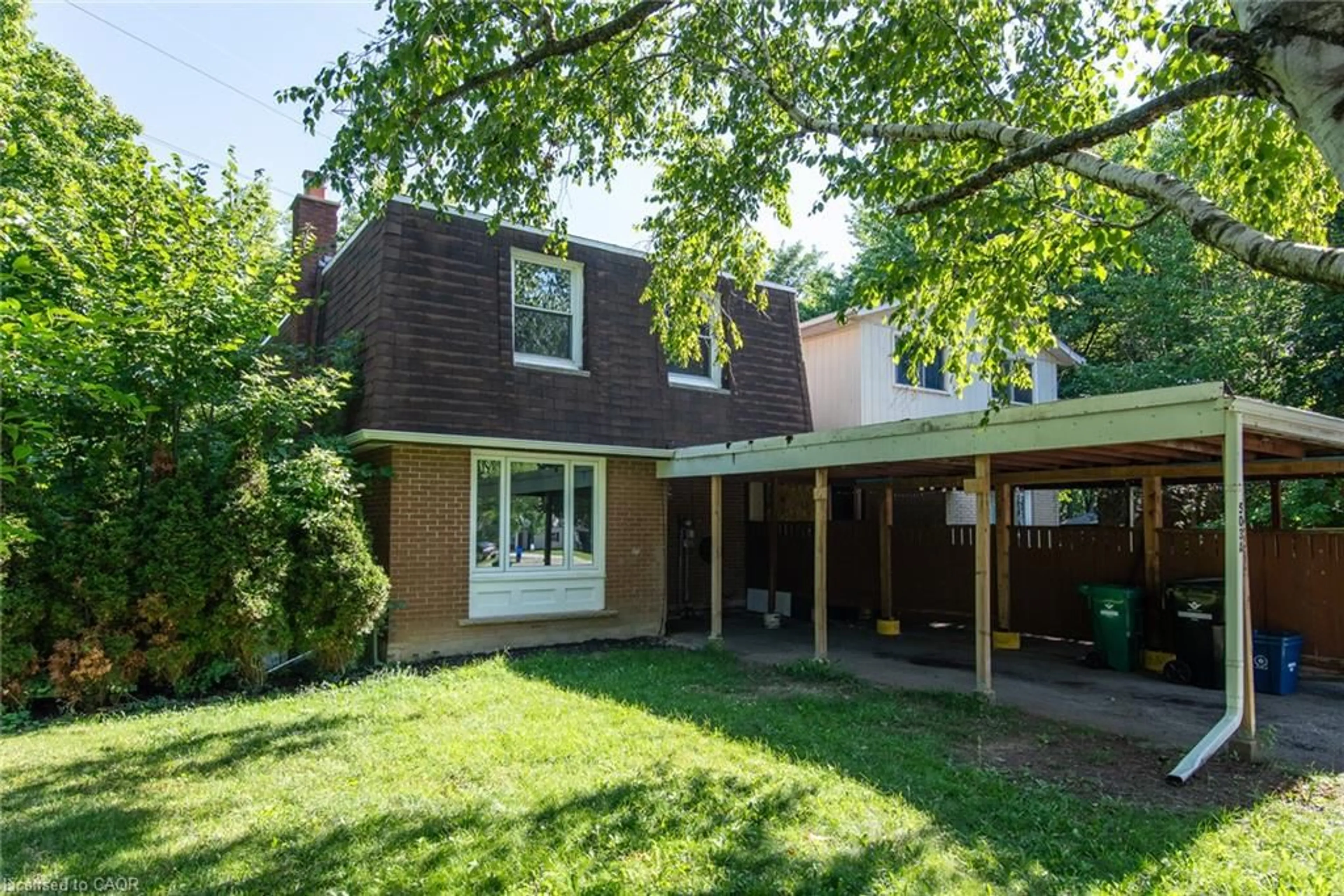 Home with brick exterior material, street for 503 Lonelm Crt #A, Waterloo Ontario N2L 5C9