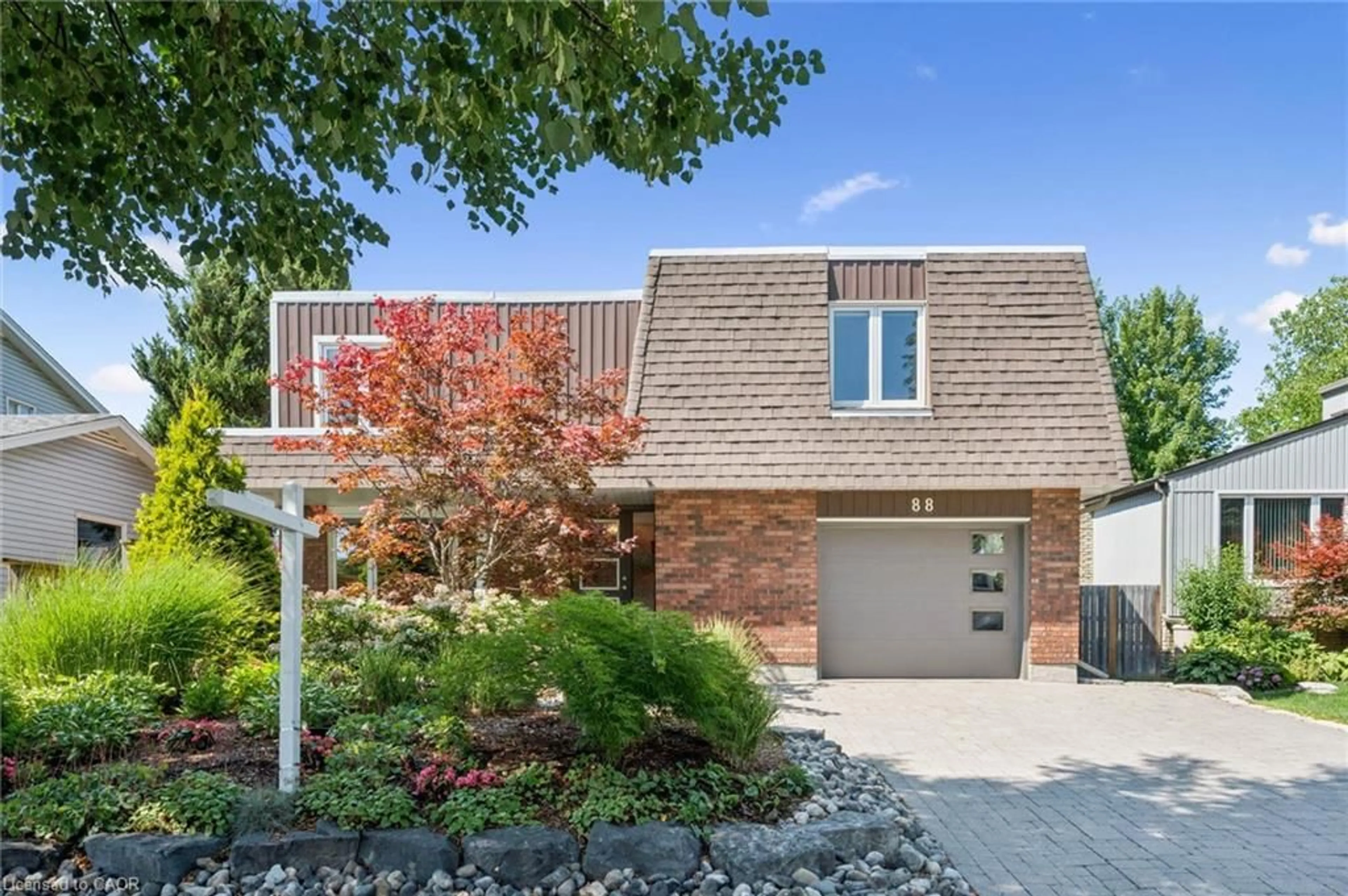 Home with brick exterior material, street for 88 Manor Dr, Kitchener Ontario N2A 2V1