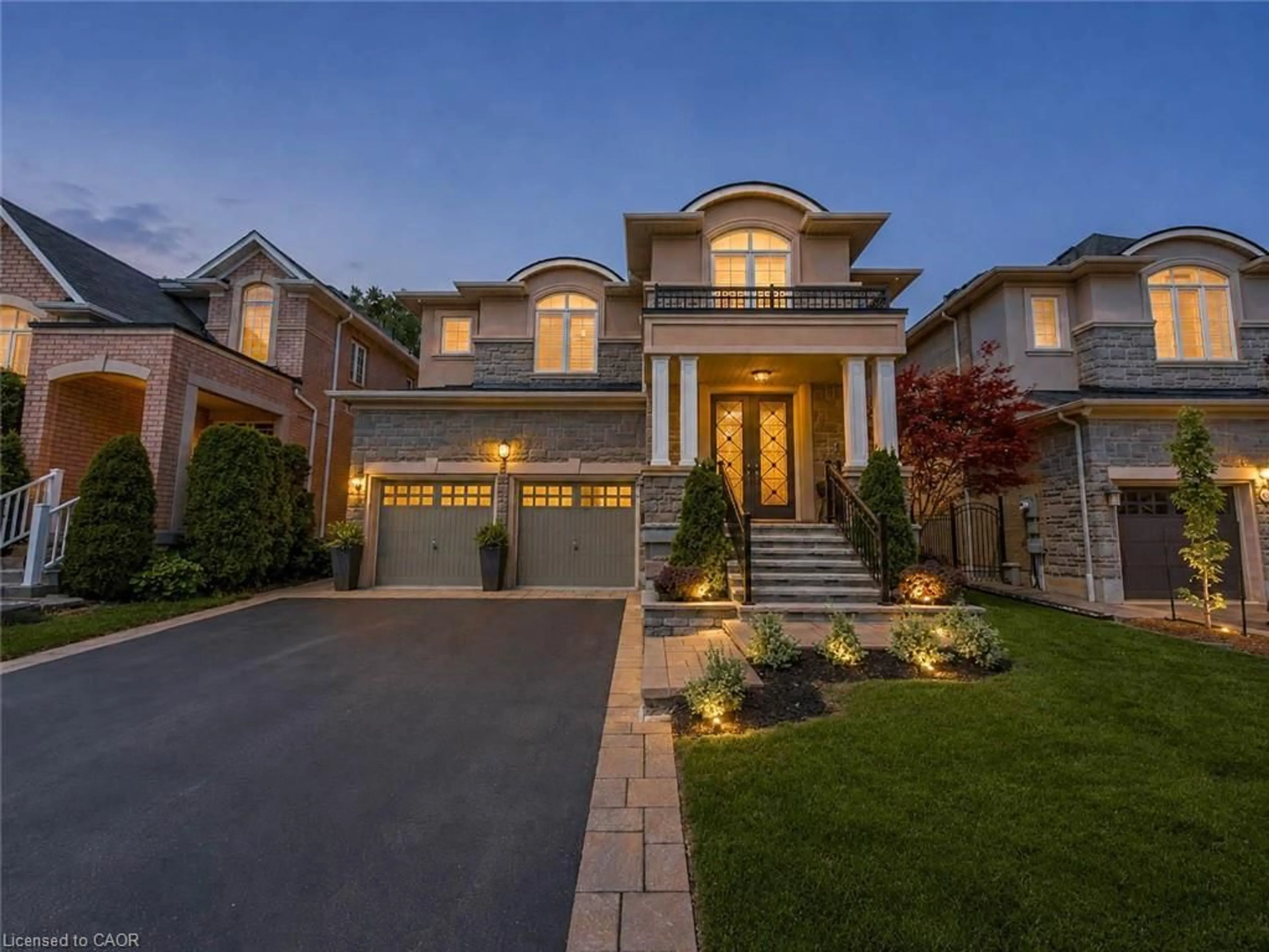Home with brick exterior material, street for 80 Sutherland Cres, Ancaster Ontario L9K 0G9
