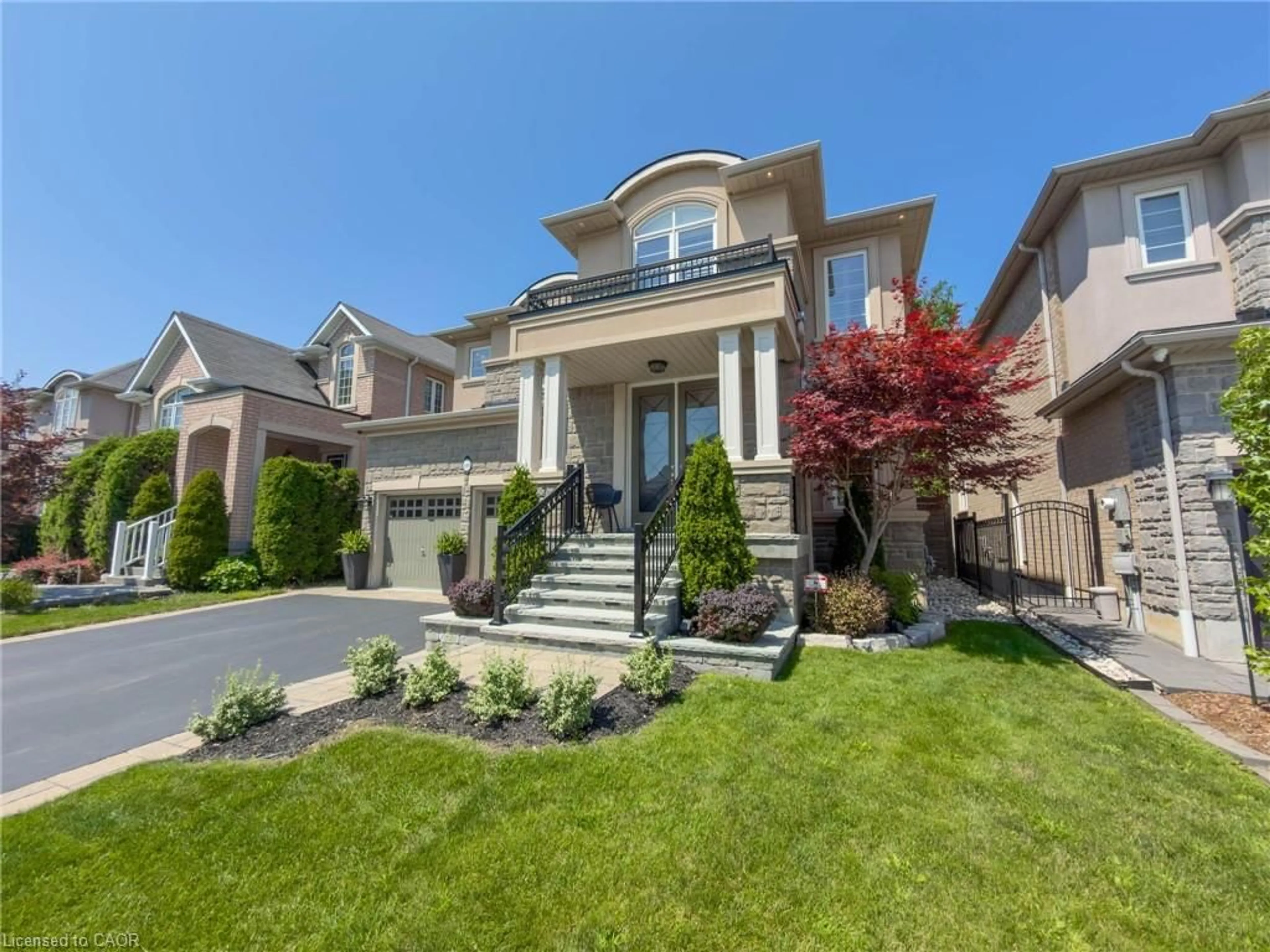 Home with brick exterior material, street for 80 Sutherland Cres, Ancaster Ontario L9K 0G9