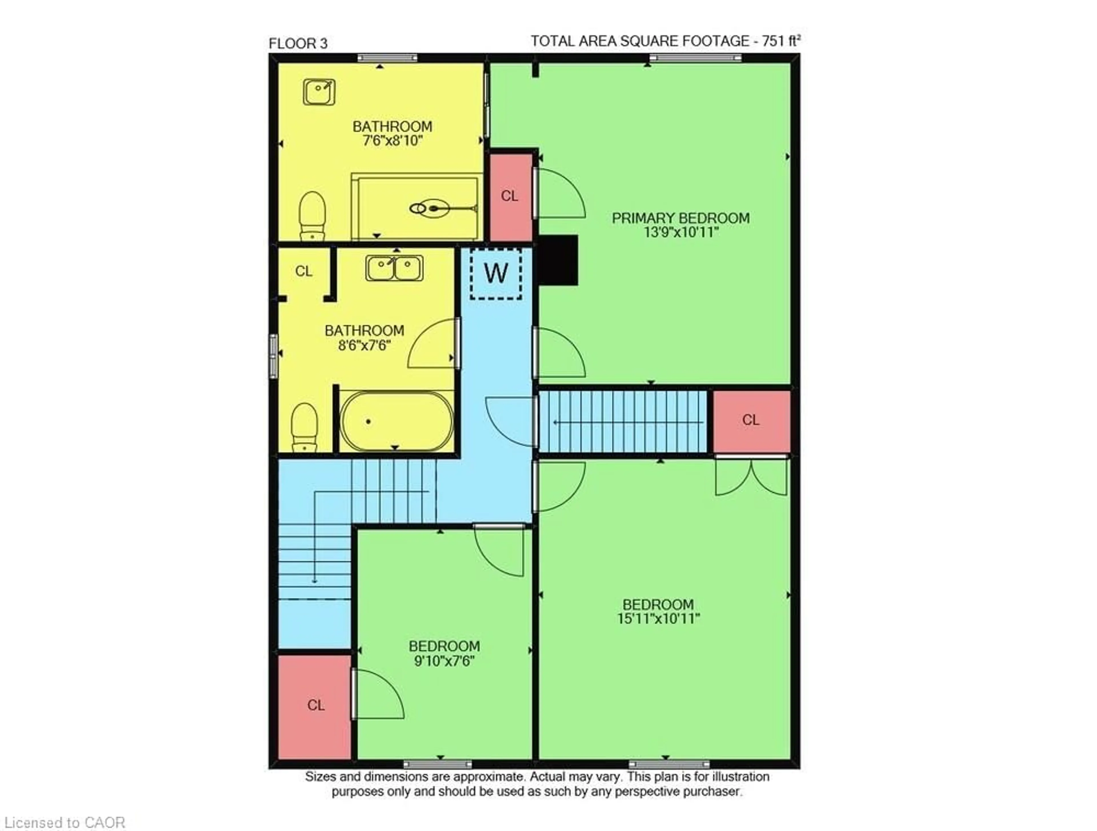 Floor plan for 199 Bay St, Hamilton Ontario L8R 2R1