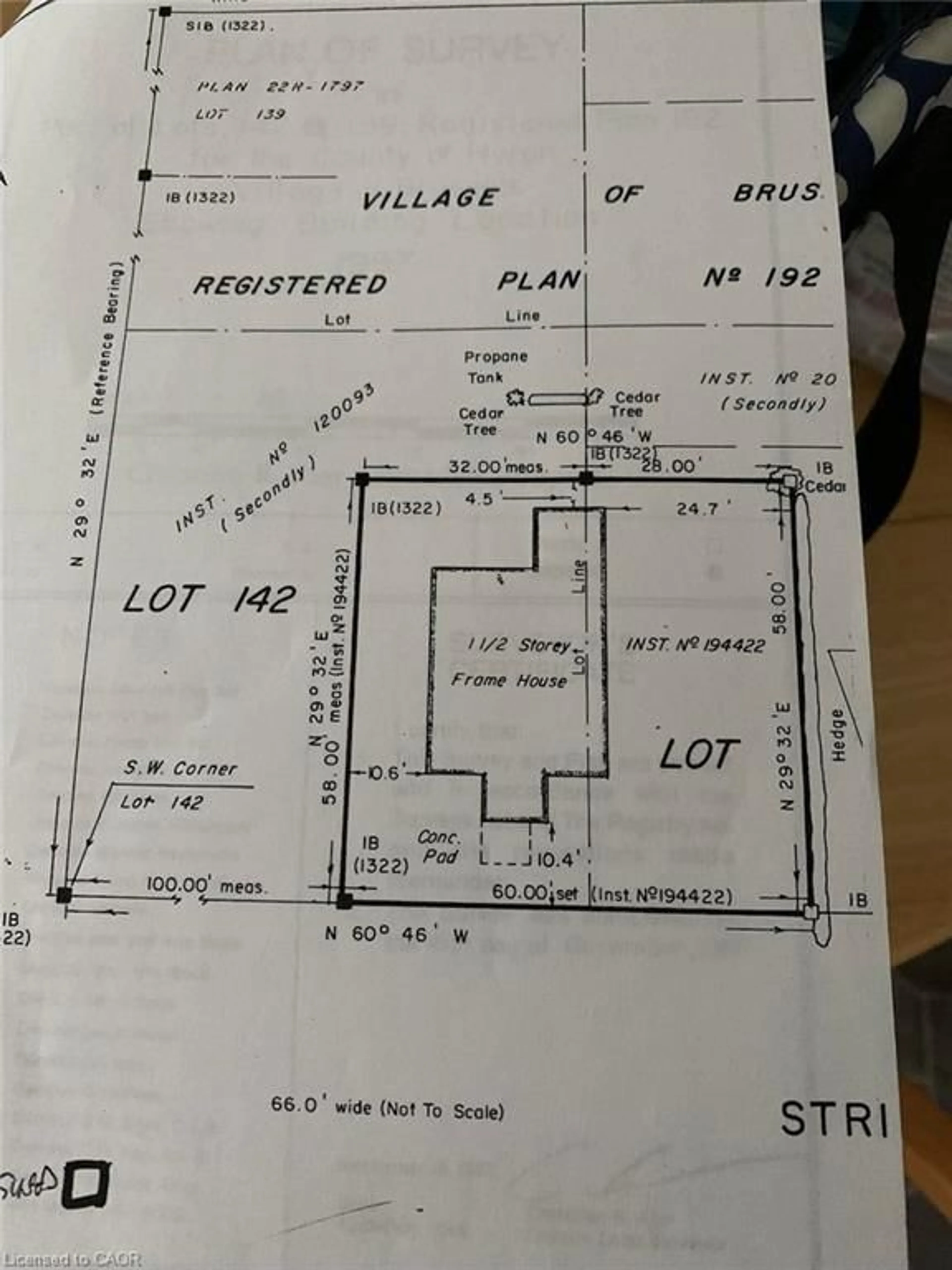 Floor plan for 59 Flora St, Brussels Ontario N0G 1H0