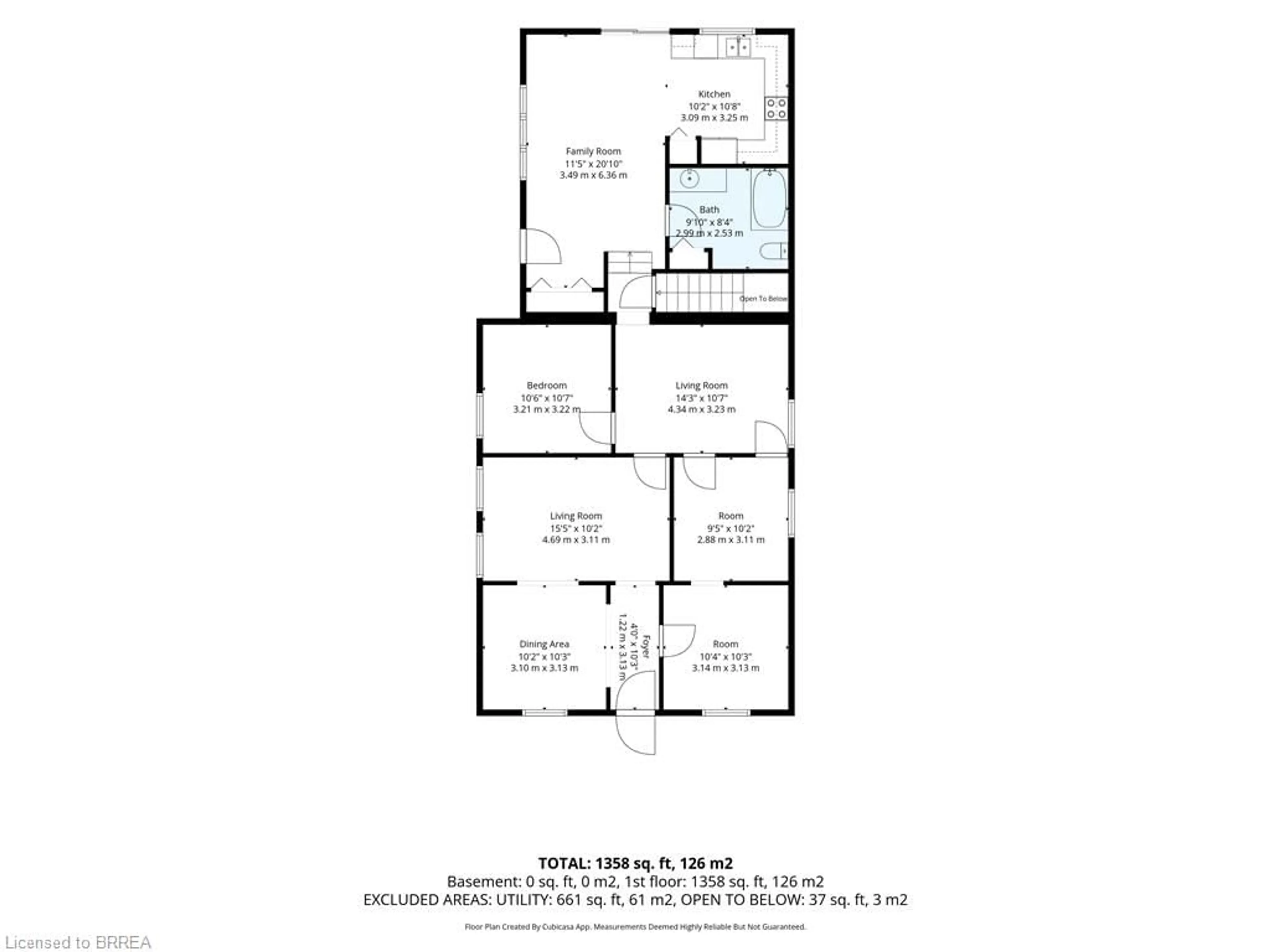 Floor plan for 89 Dundas St, Brantford Ontario N3R 1S4