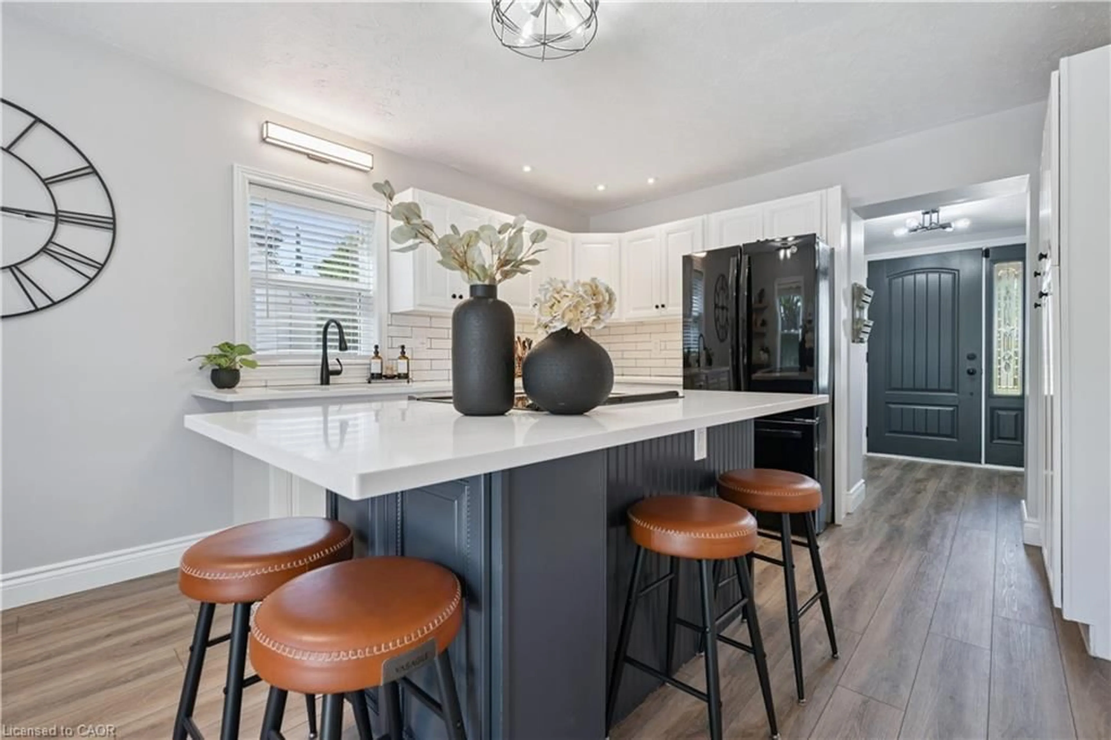 Open concept kitchen, ceramic/tile floor for 332 Jane St, Palmerston Ontario N0G 2P0