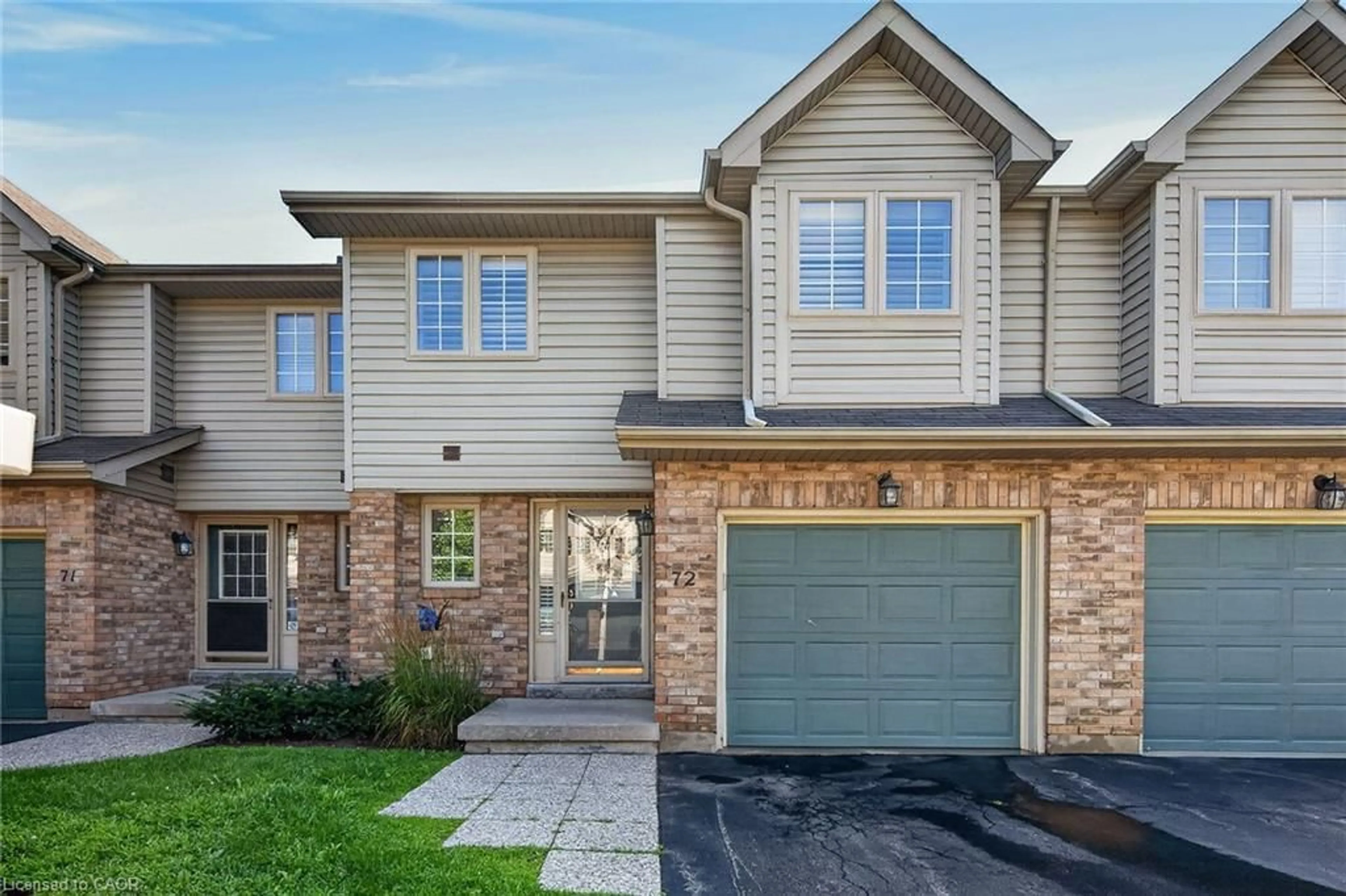 Home with brick exterior material, street for 3333 New St #72, Burlington Ontario L7N 1N1