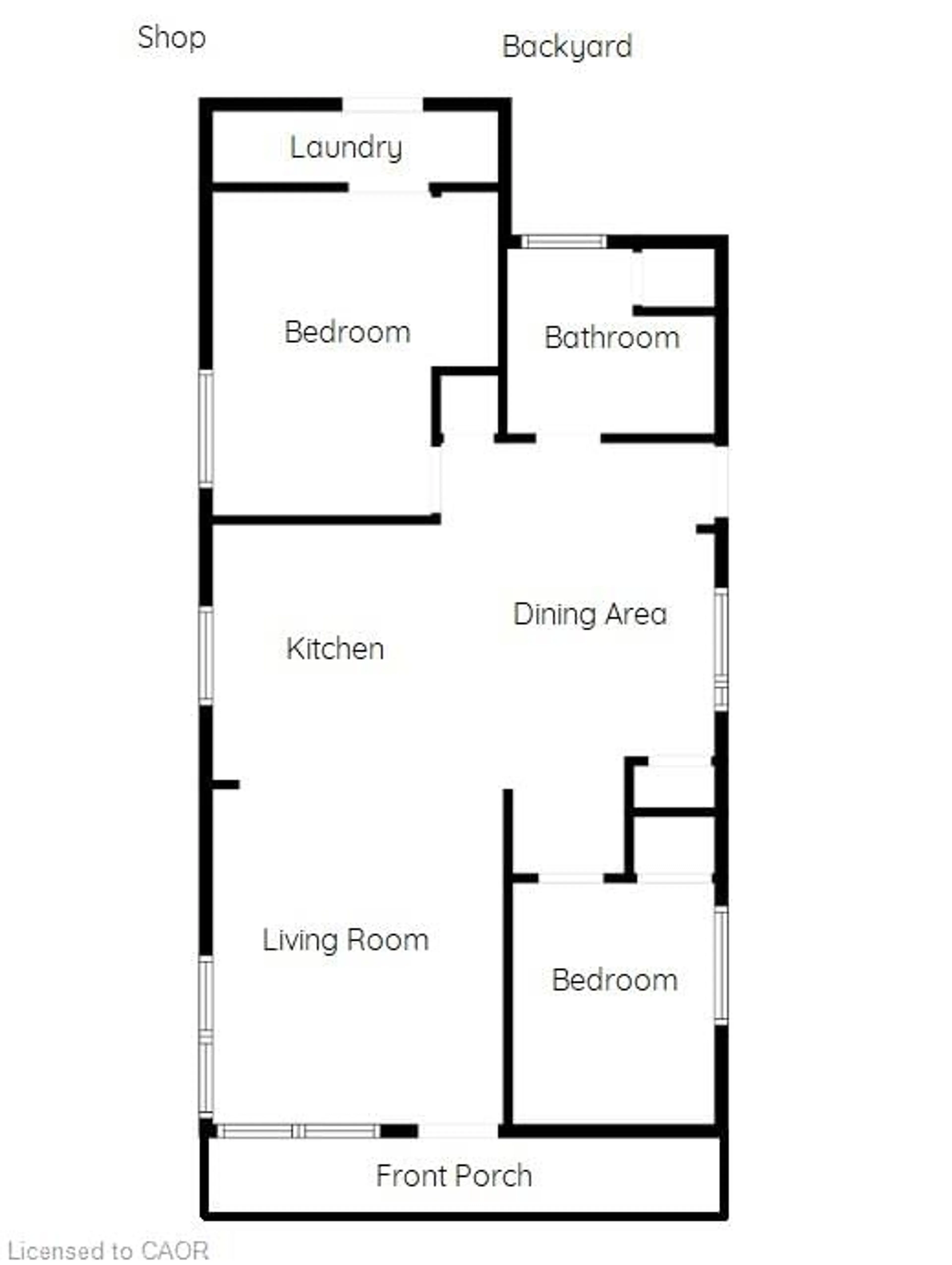 Floor plan for 63 Patterson St, Simcoe Ontario N3Y 1J4