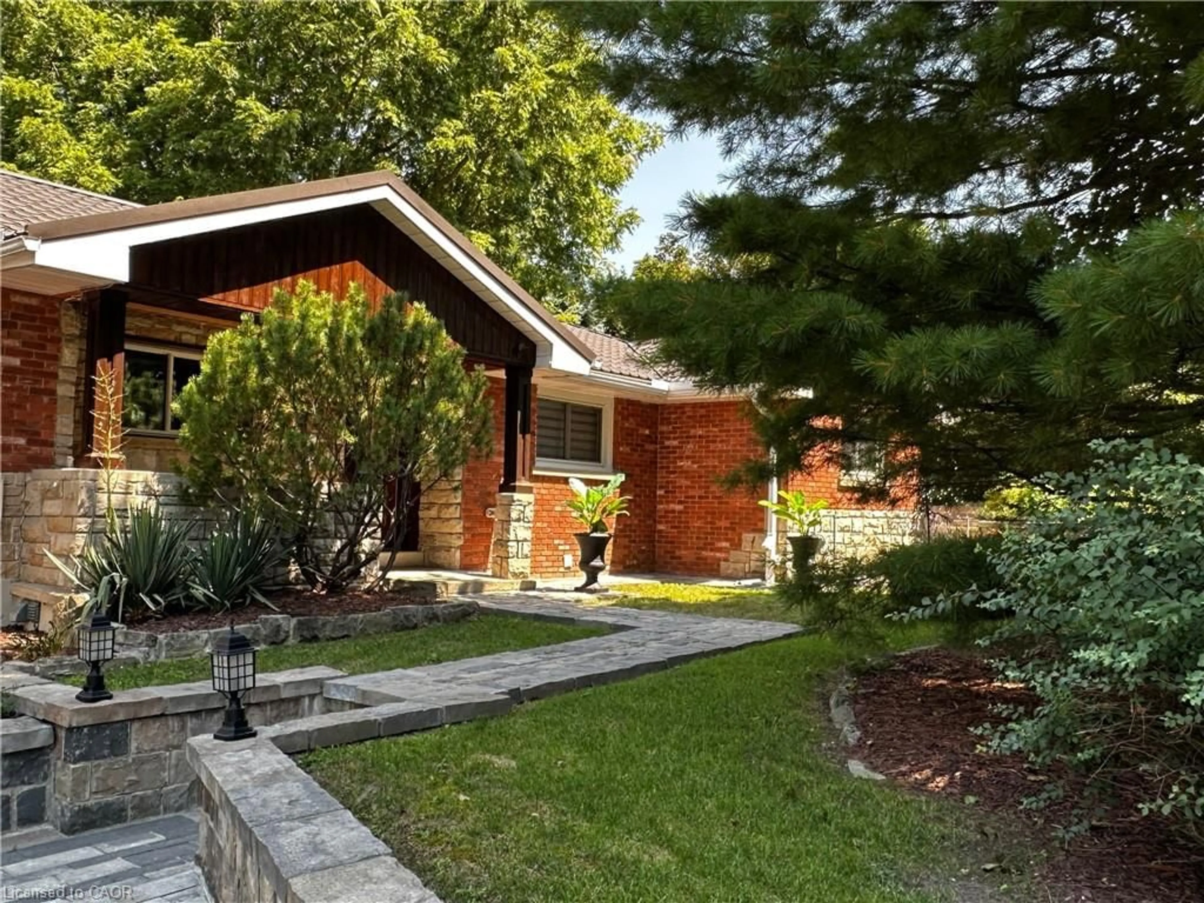 Home with brick exterior material, street for 74 Mitchell St, Ayr Ontario N0B 1E0