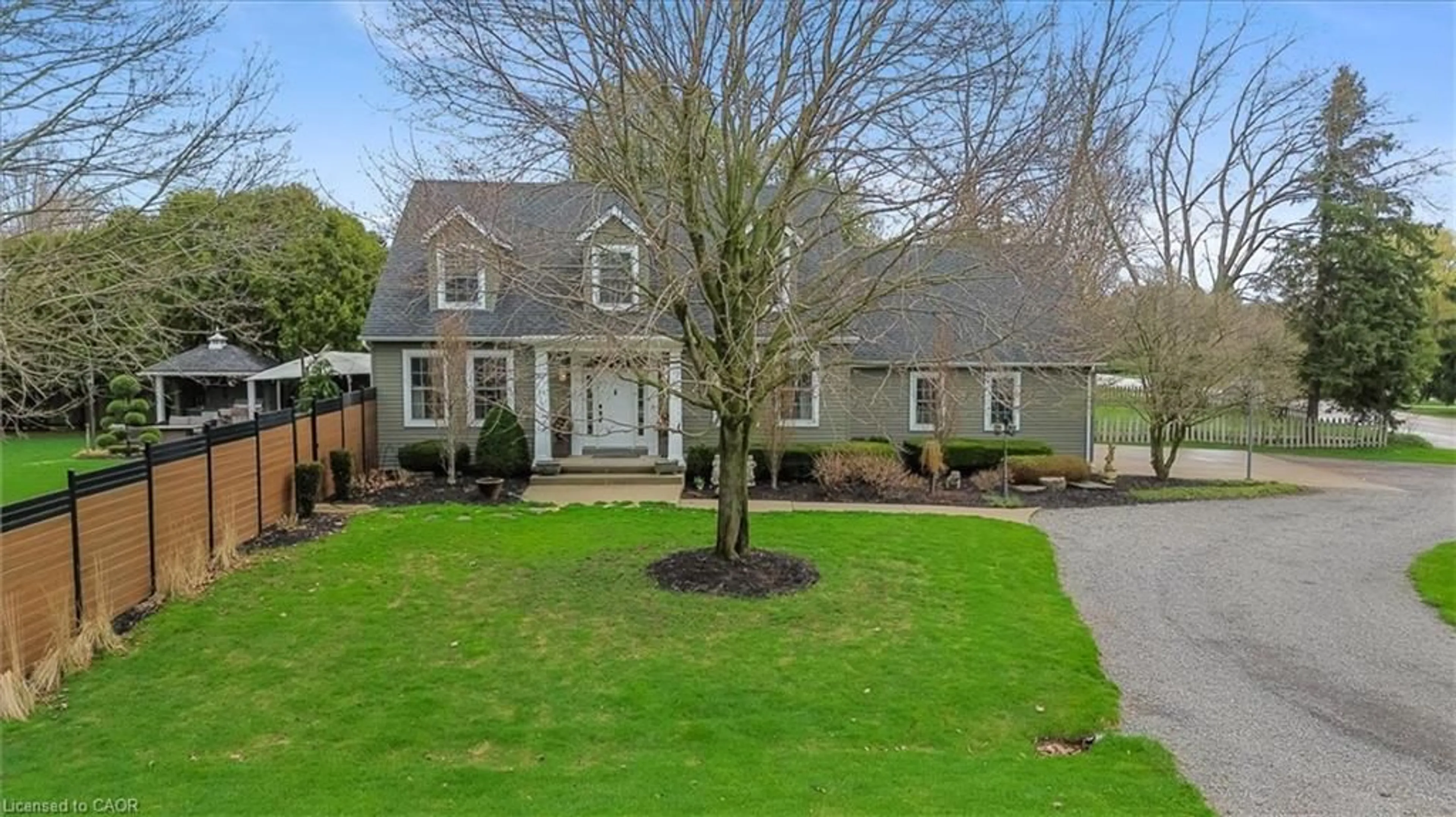 A pic from outside/outdoor area/front of a property/back of a property/a pic from drone, street for 653 Glen Morris Rd, Glen Morris Ontario N0B 1W0