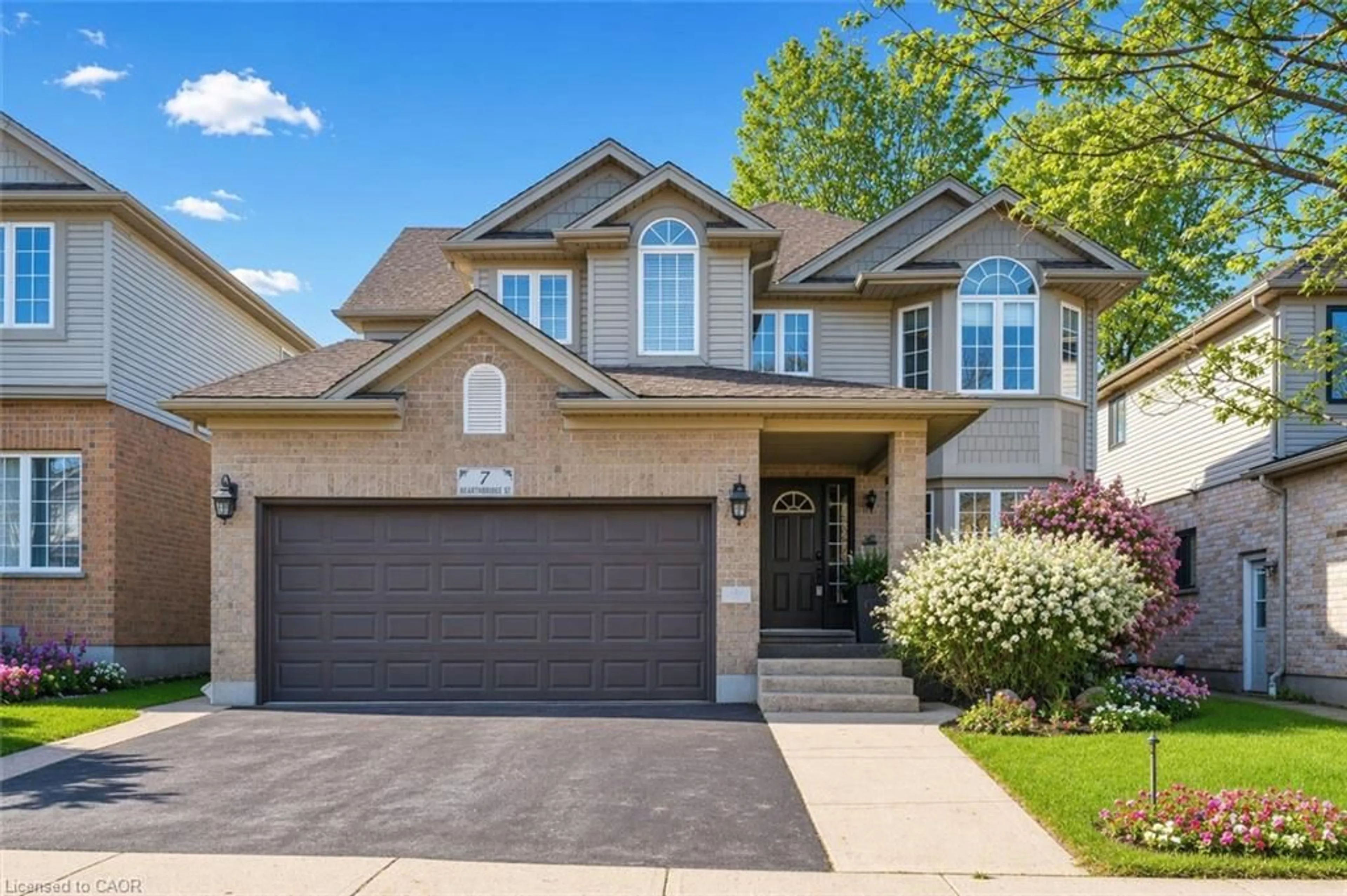 Home with brick exterior material, street for 7 Hearthbridge St, Kitchener Ontario N2R 1L5