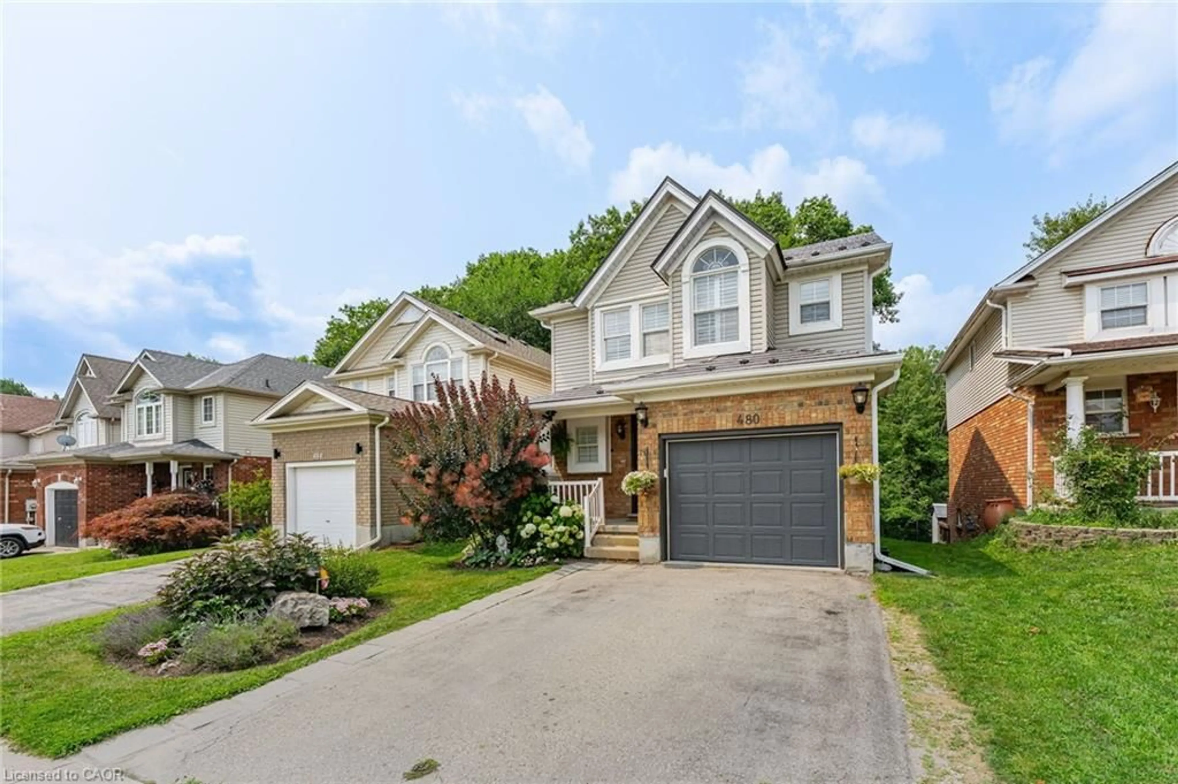 Home with brick exterior material, street for 480 Veronica Dr, Kitchener Ontario N2A 4E8