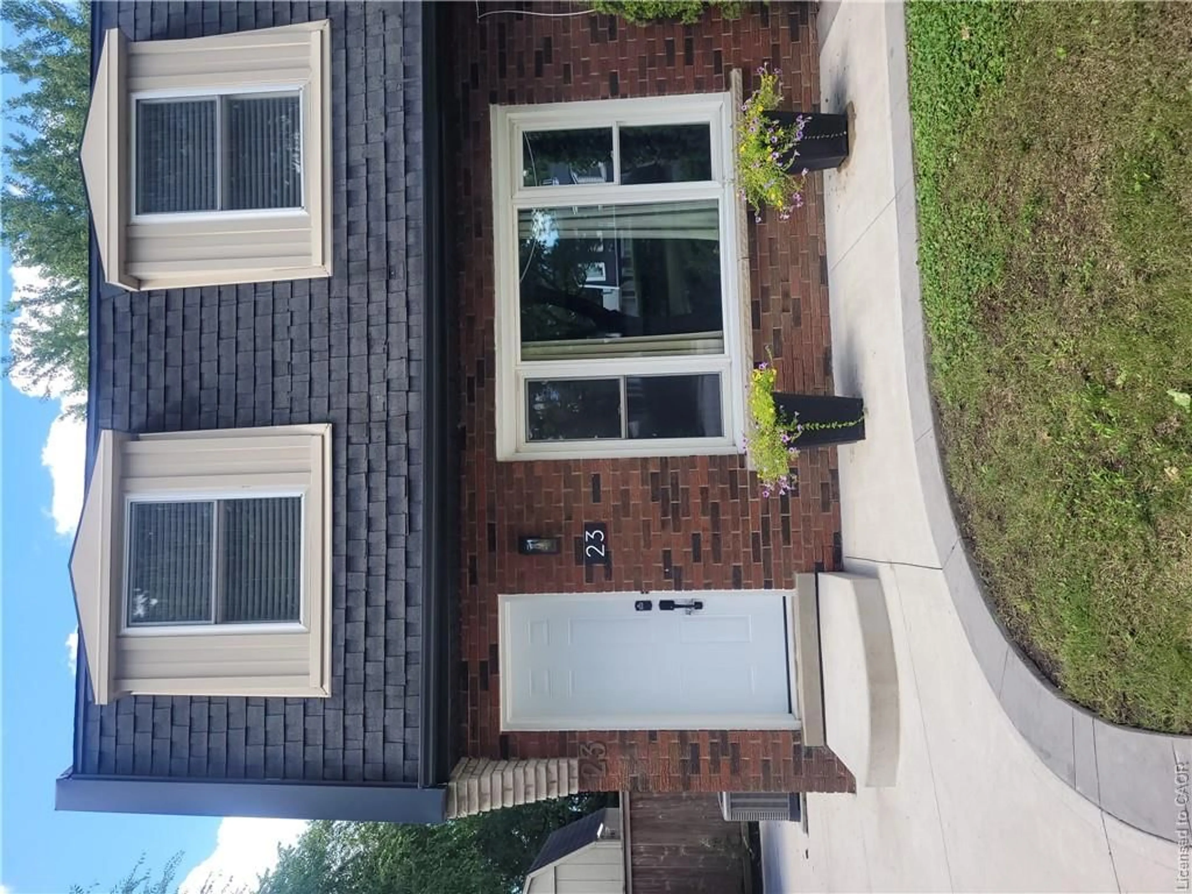 Home with brick exterior material, street for 23 Bentley Pl, Hamilton Ontario L9C 2R5