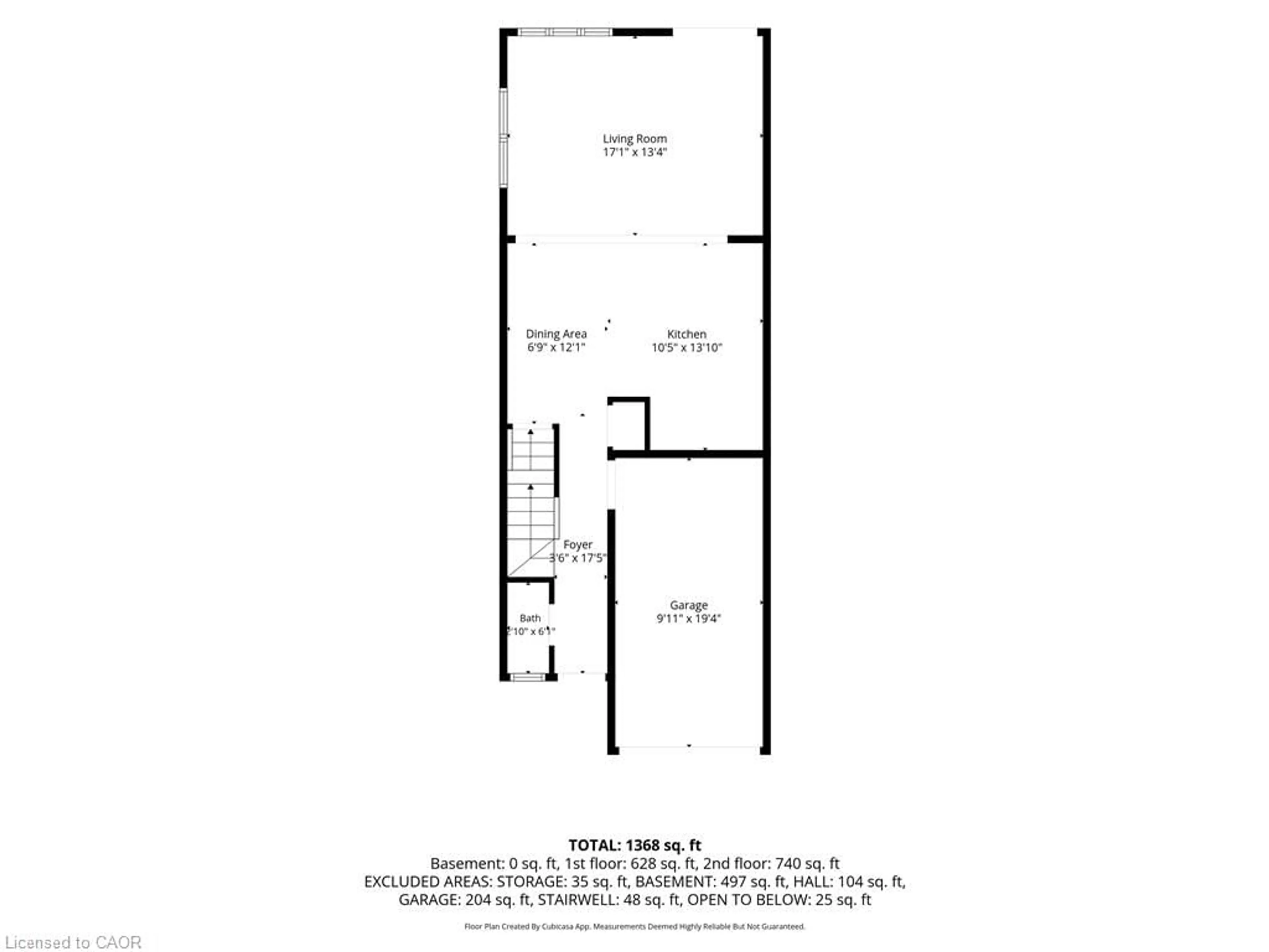 Floor plan for 3996 Crown St, Beamsville Ontario L3J 0S6