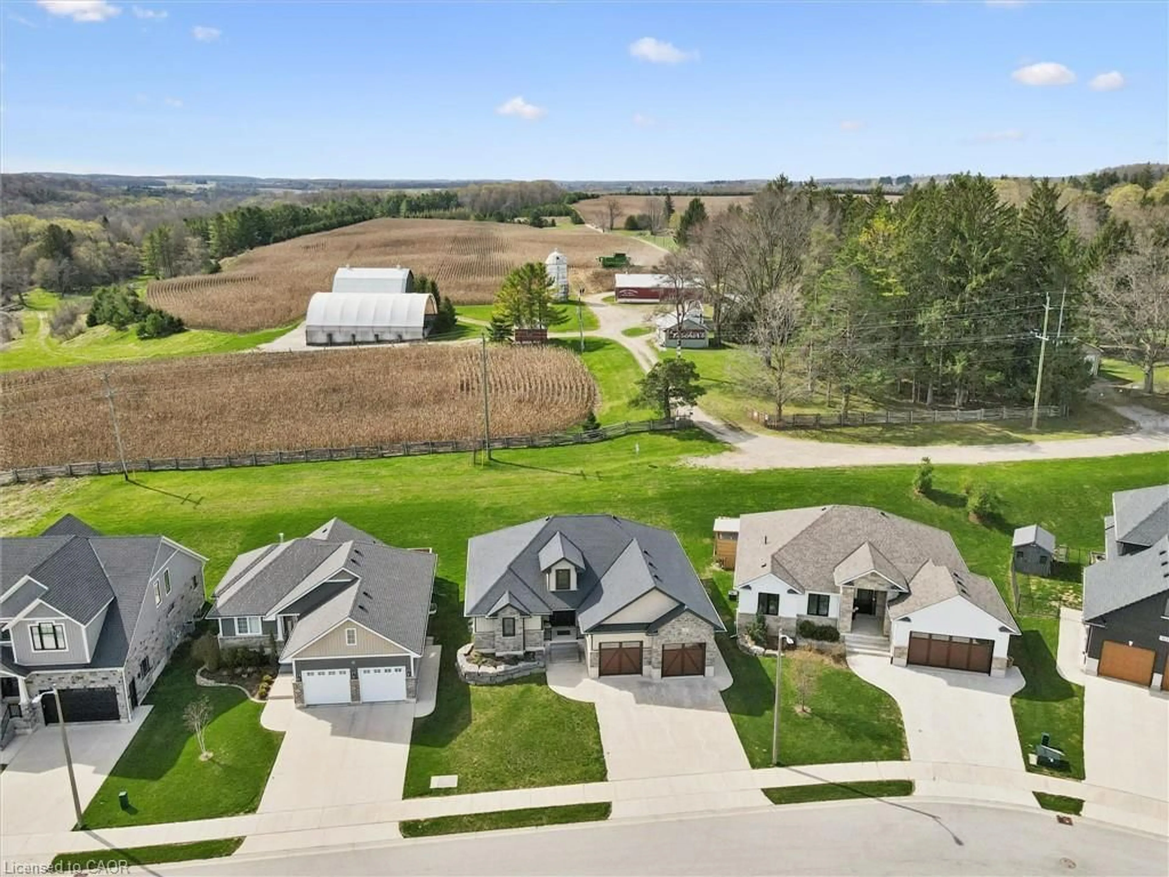 A pic from outside/outdoor area/front of a property/back of a property/a pic from drone, street for 59 Fischer Dairy Rd, Walkerton Ontario N0G 2V0