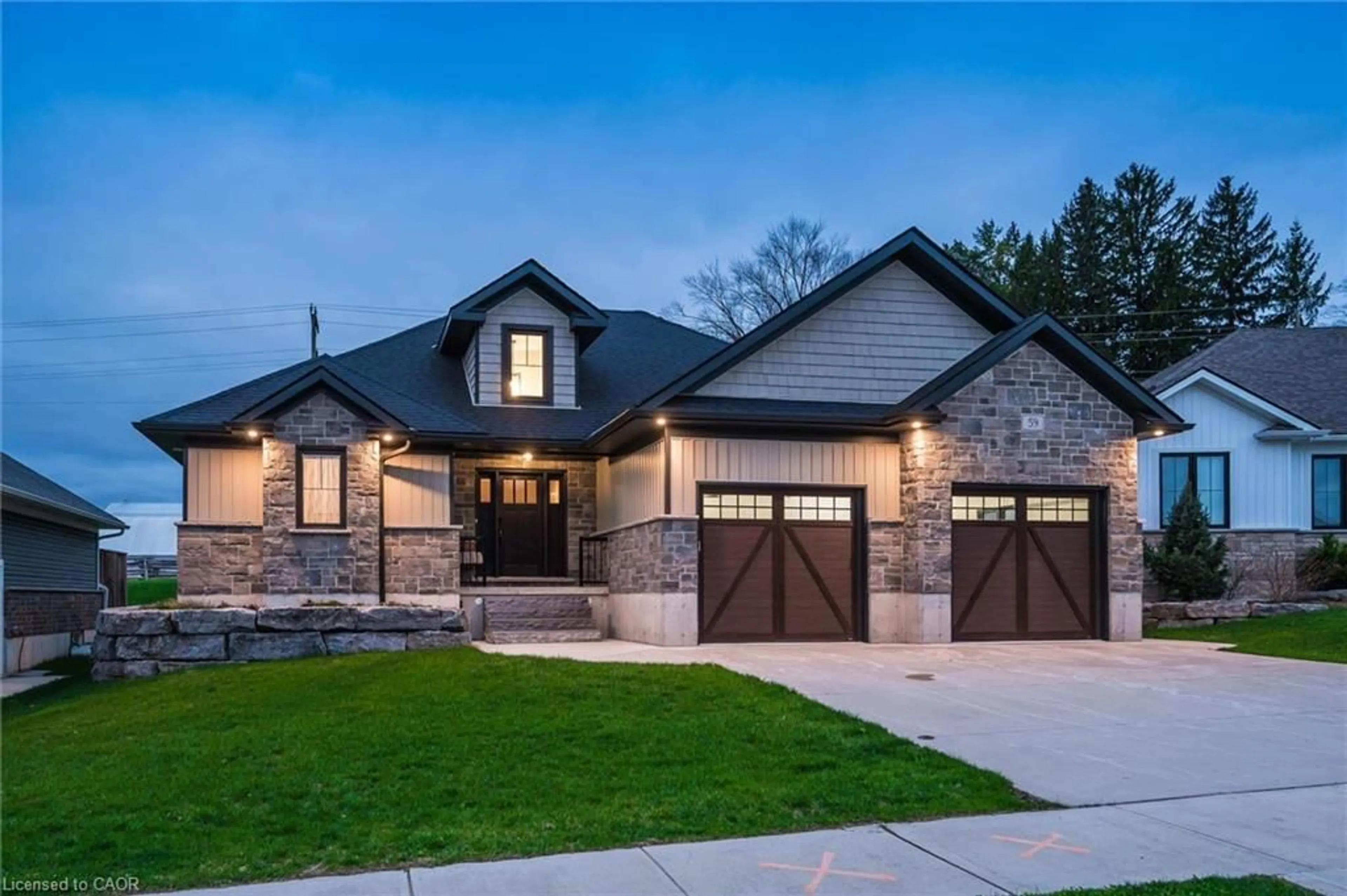 Home with brick exterior material, street for 59 Fischer Dairy Rd, Walkerton Ontario N0G 2V0