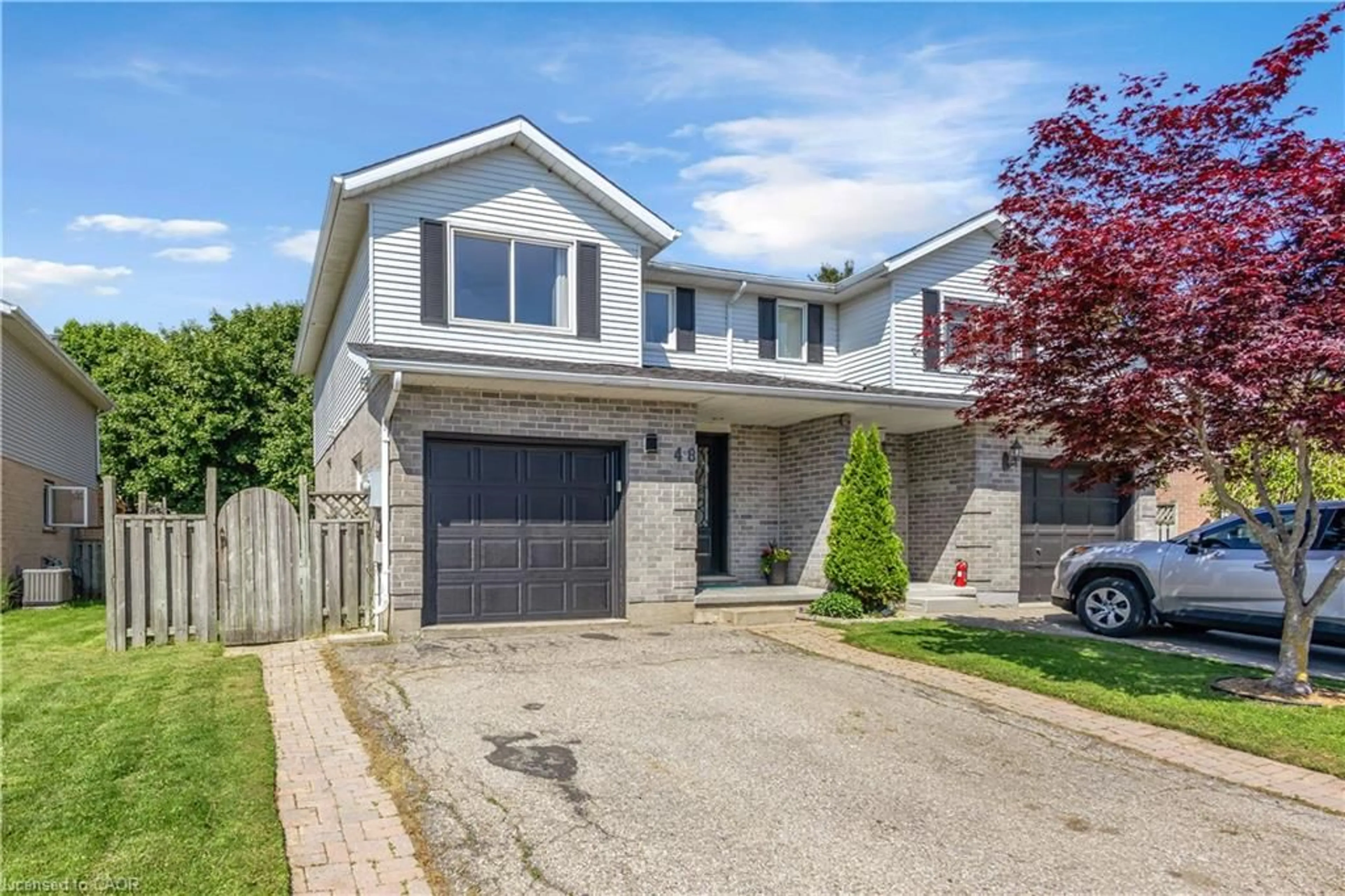 Home with brick exterior material, street for 48 Kathleen St, Paris Ontario N3L 3X8