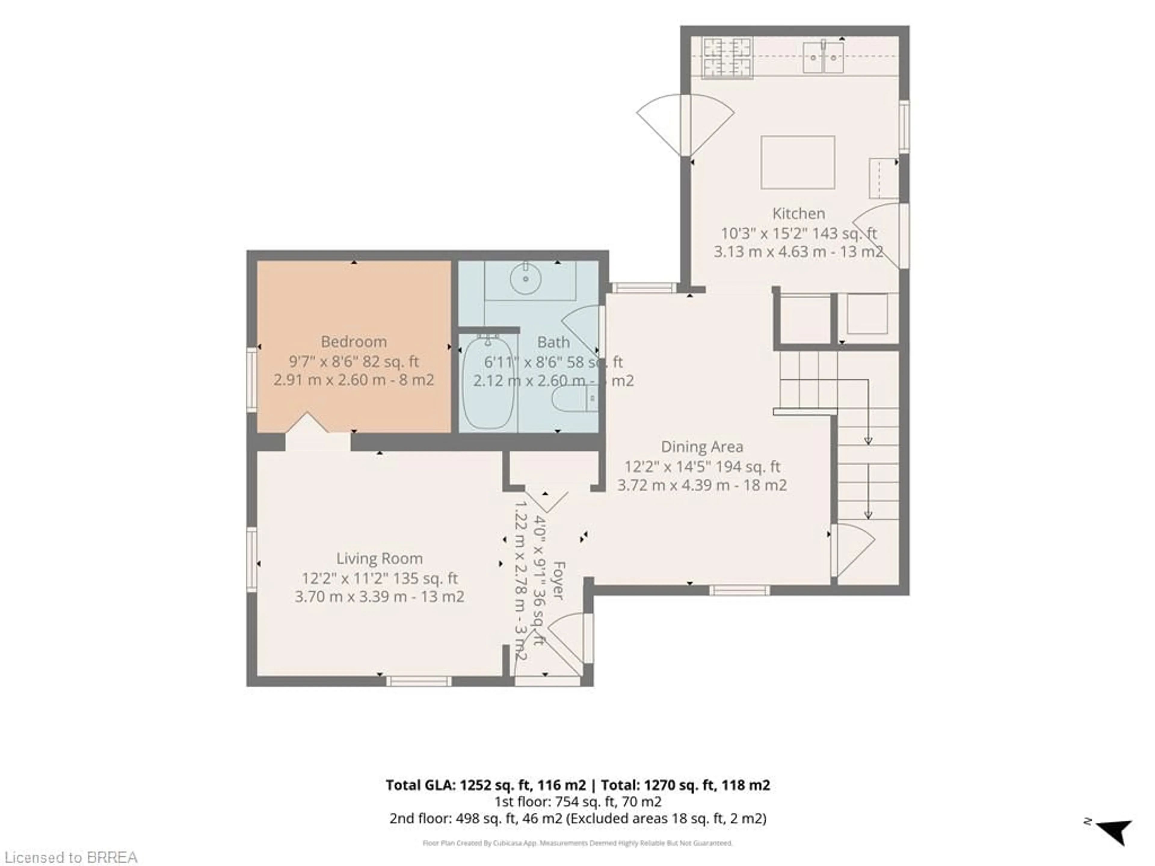 Floor plan for 6 Tolhurst Ave, St. George Ontario N0E 1N0