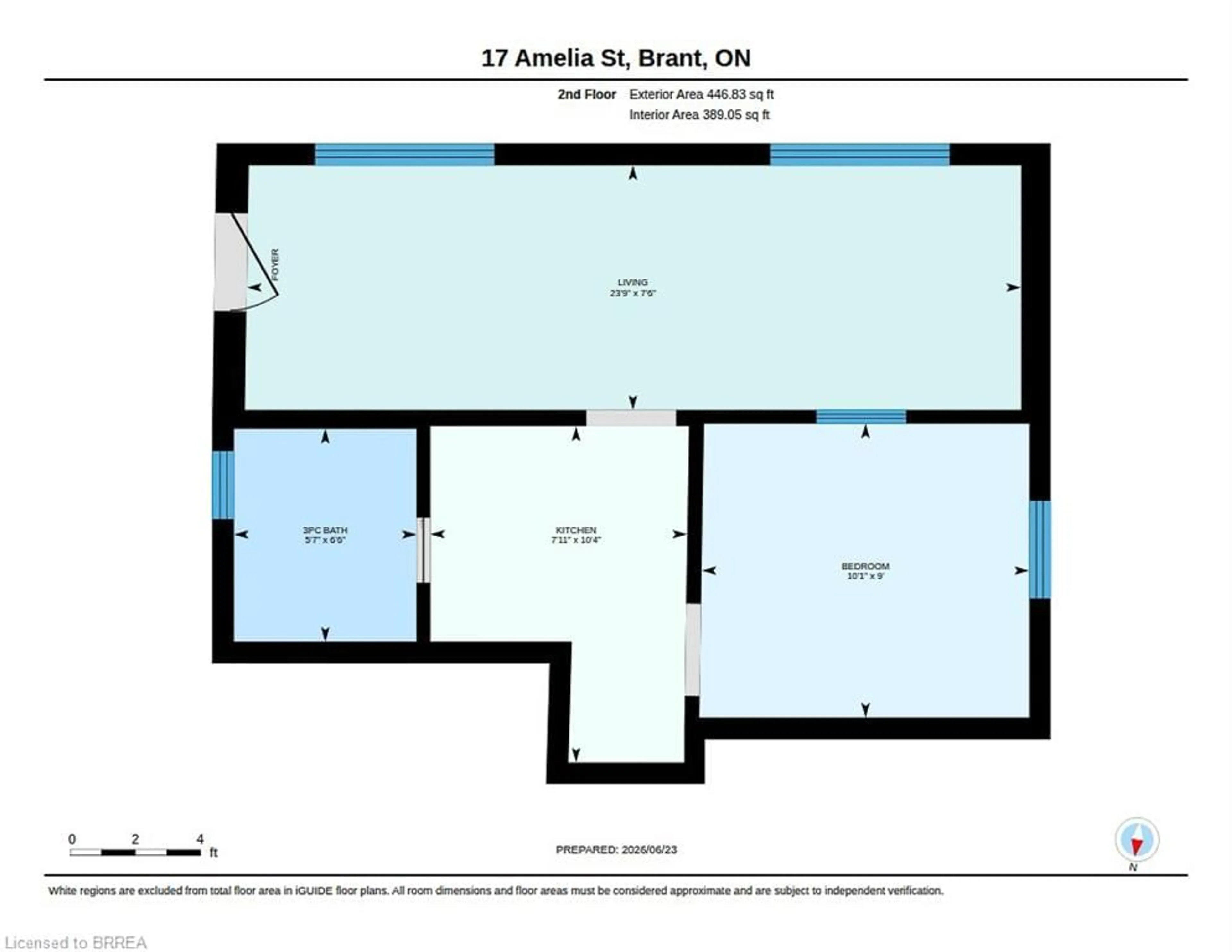 Floor plan for 17 Amelia St, Paris Ontario N3L 1Z4