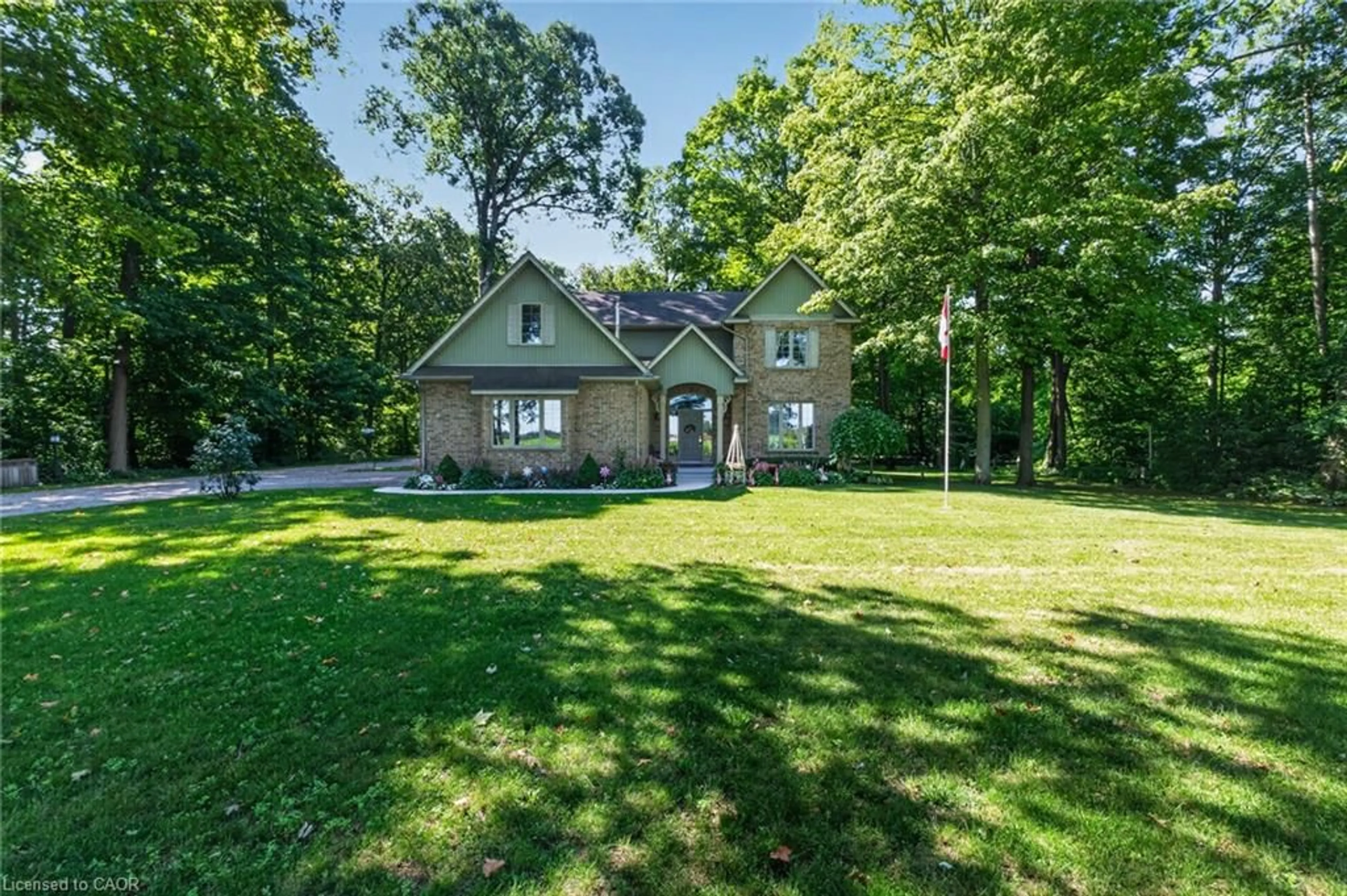 A pic from outside/outdoor area/front of a property/back of a property/a pic from drone, street for 238 Norwich Townline, Norfolk Ontario N0J 1R0