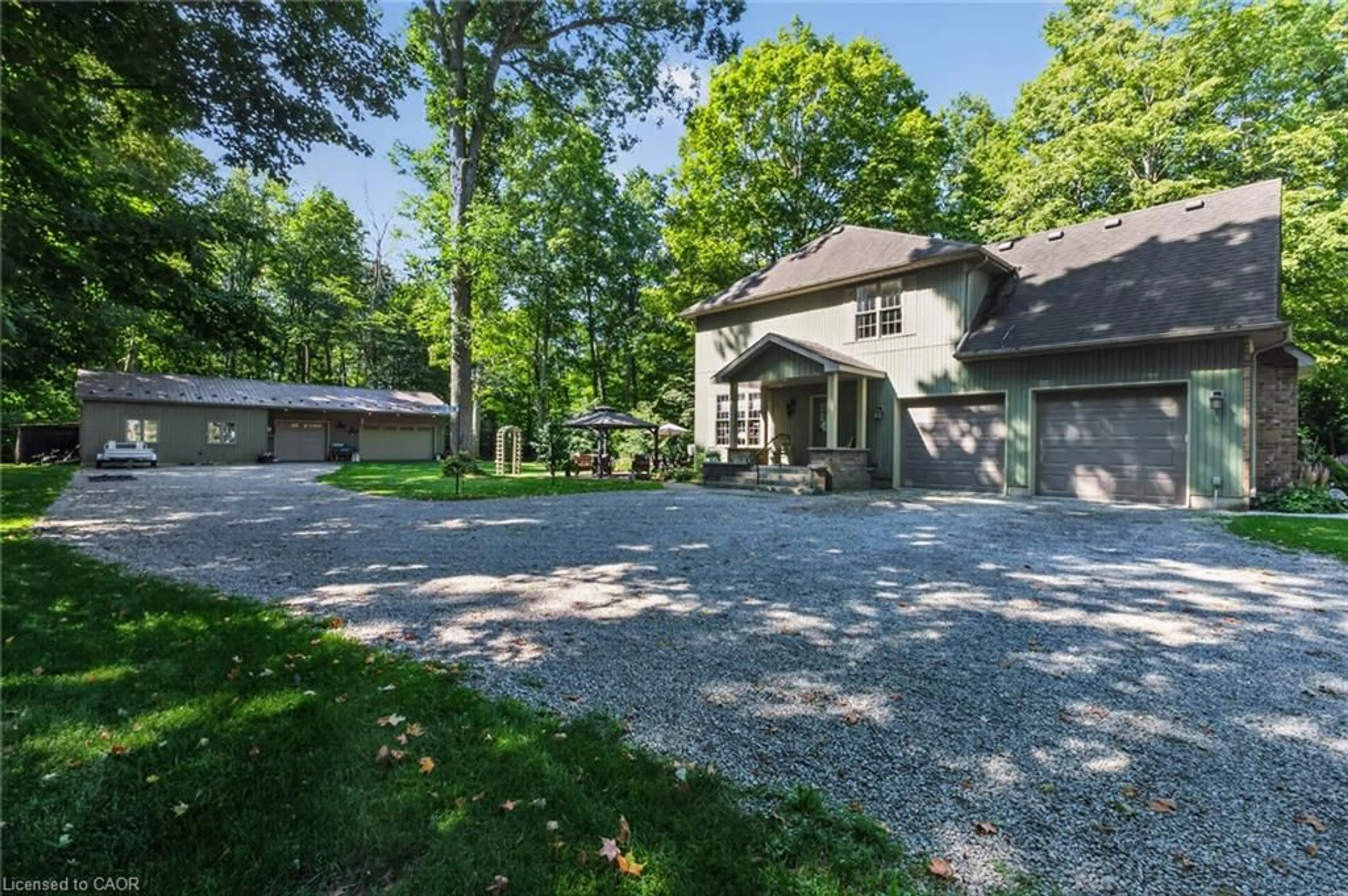A pic from outside/outdoor area/front of a property/back of a property/a pic from drone, unknown for 238 Norwich Townline, Norfolk Ontario N0J 1R0