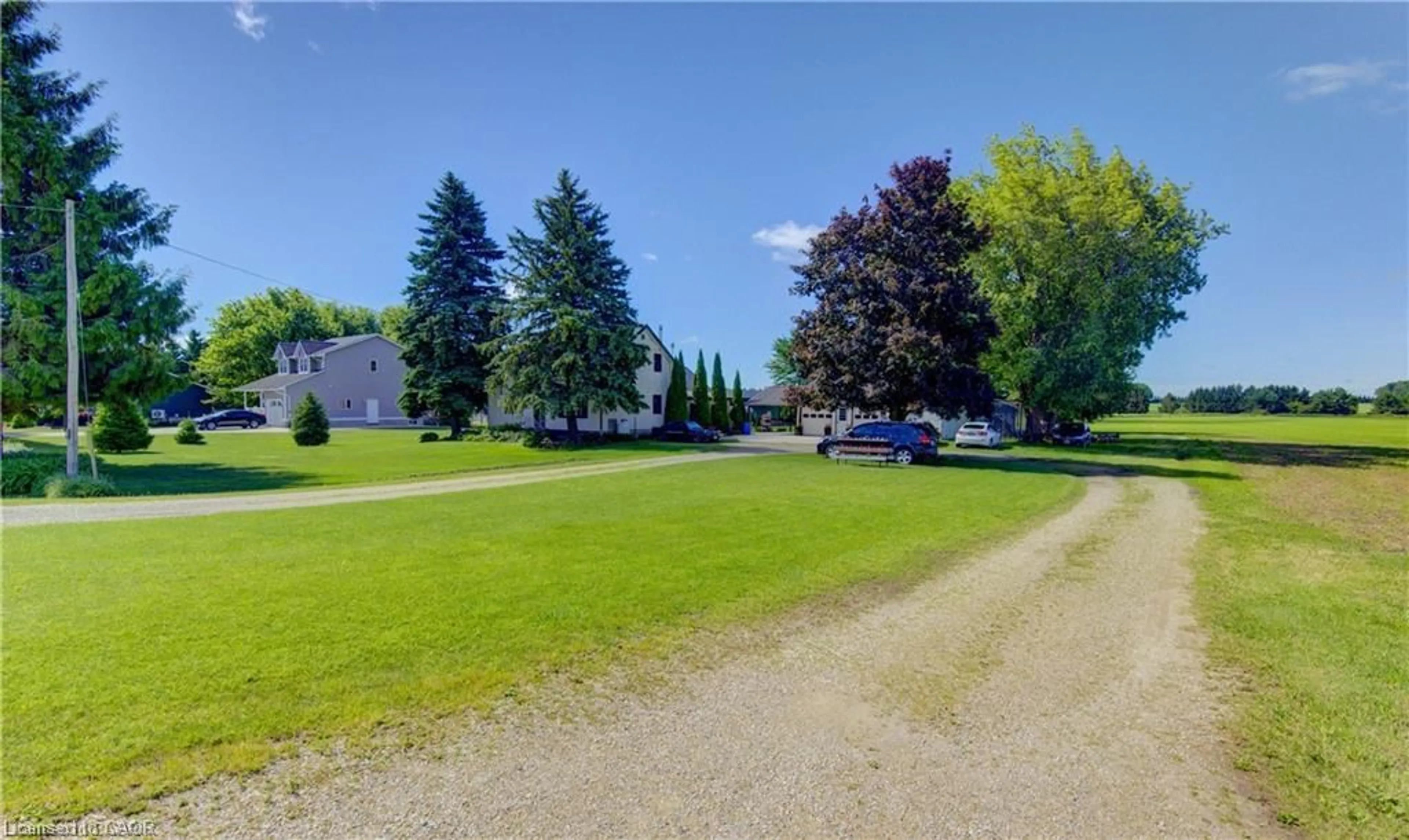 A pic from outside/outdoor area/front of a property/back of a property/a pic from drone, street for 5315 Line 81, Listowel Ontario N4W 3G9