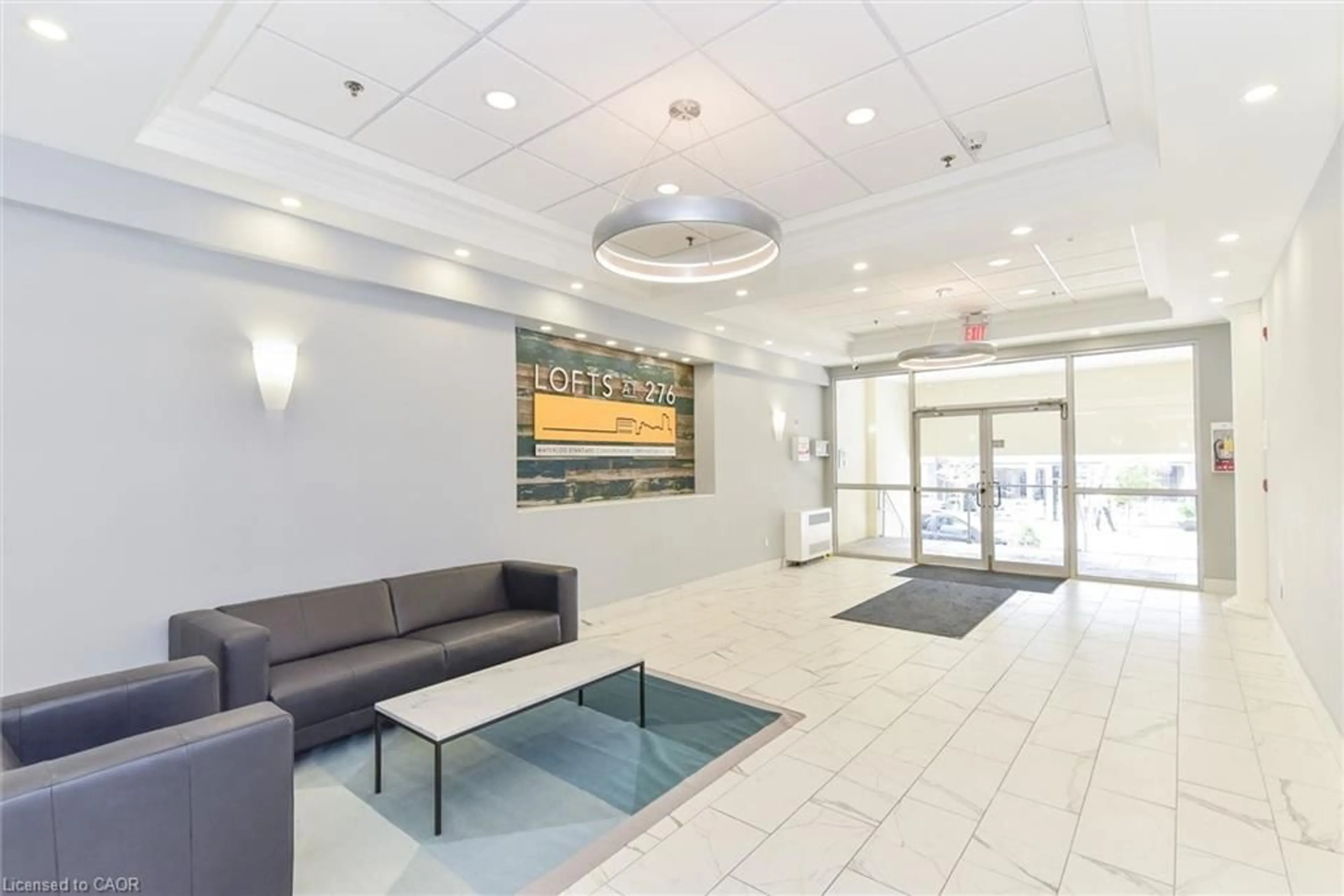 Lobby for 276 King St #213, Kitchener Ontario N2G 1B6
