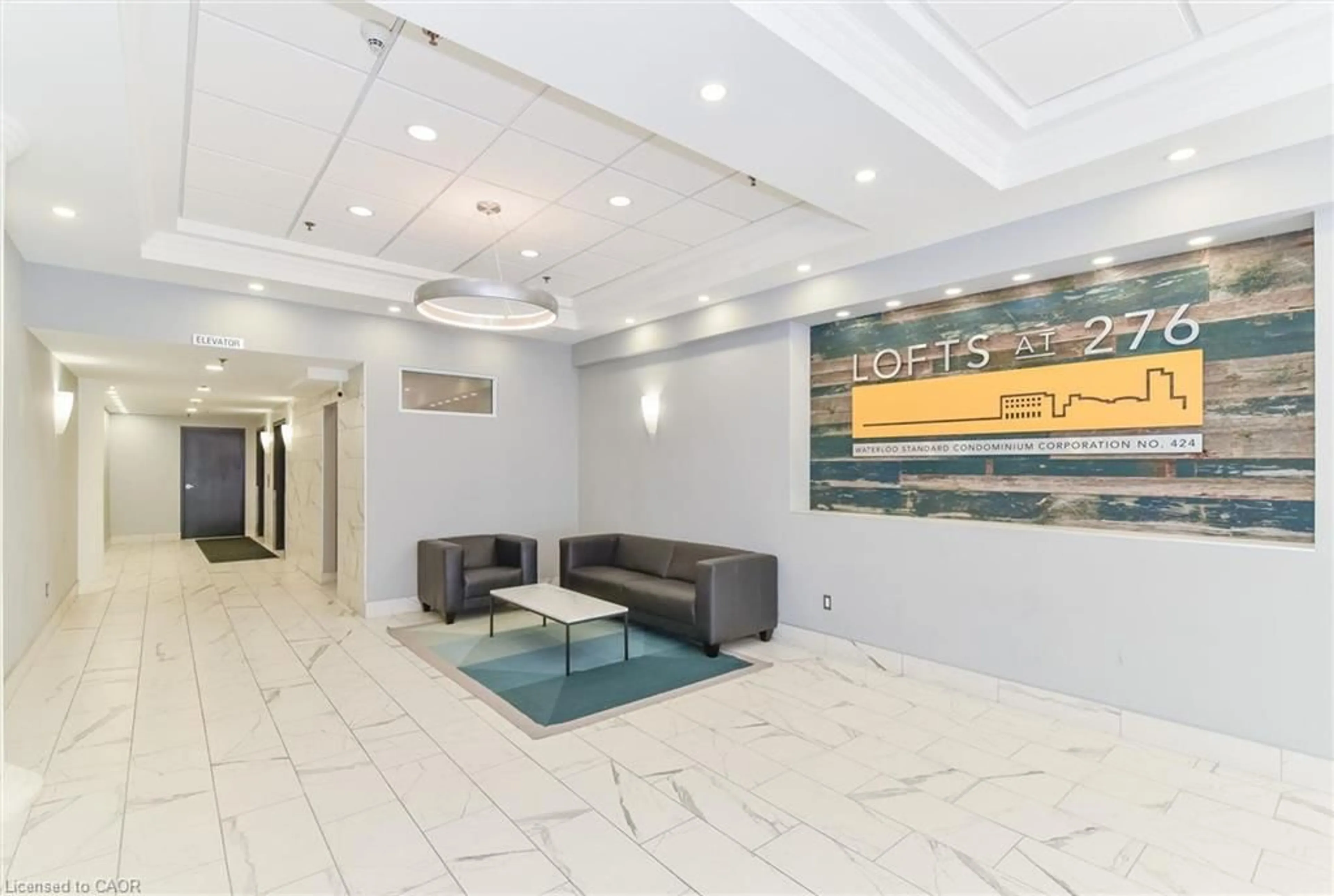 Lobby for 276 King St #213, Kitchener Ontario N2G 1B6