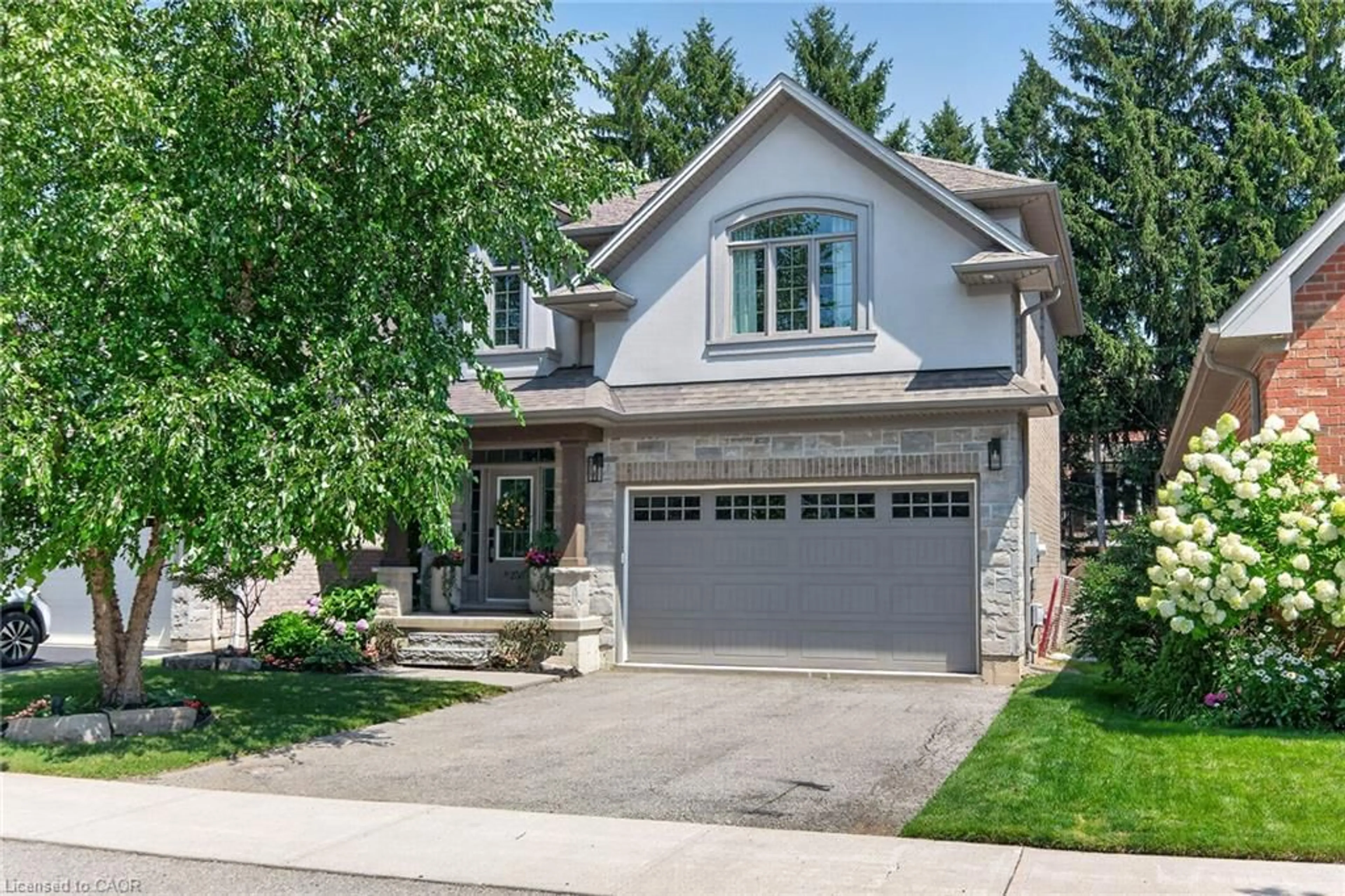 Home with brick exterior material, street for 256 Moorland Cres, Ancaster Ontario L9K 1S6