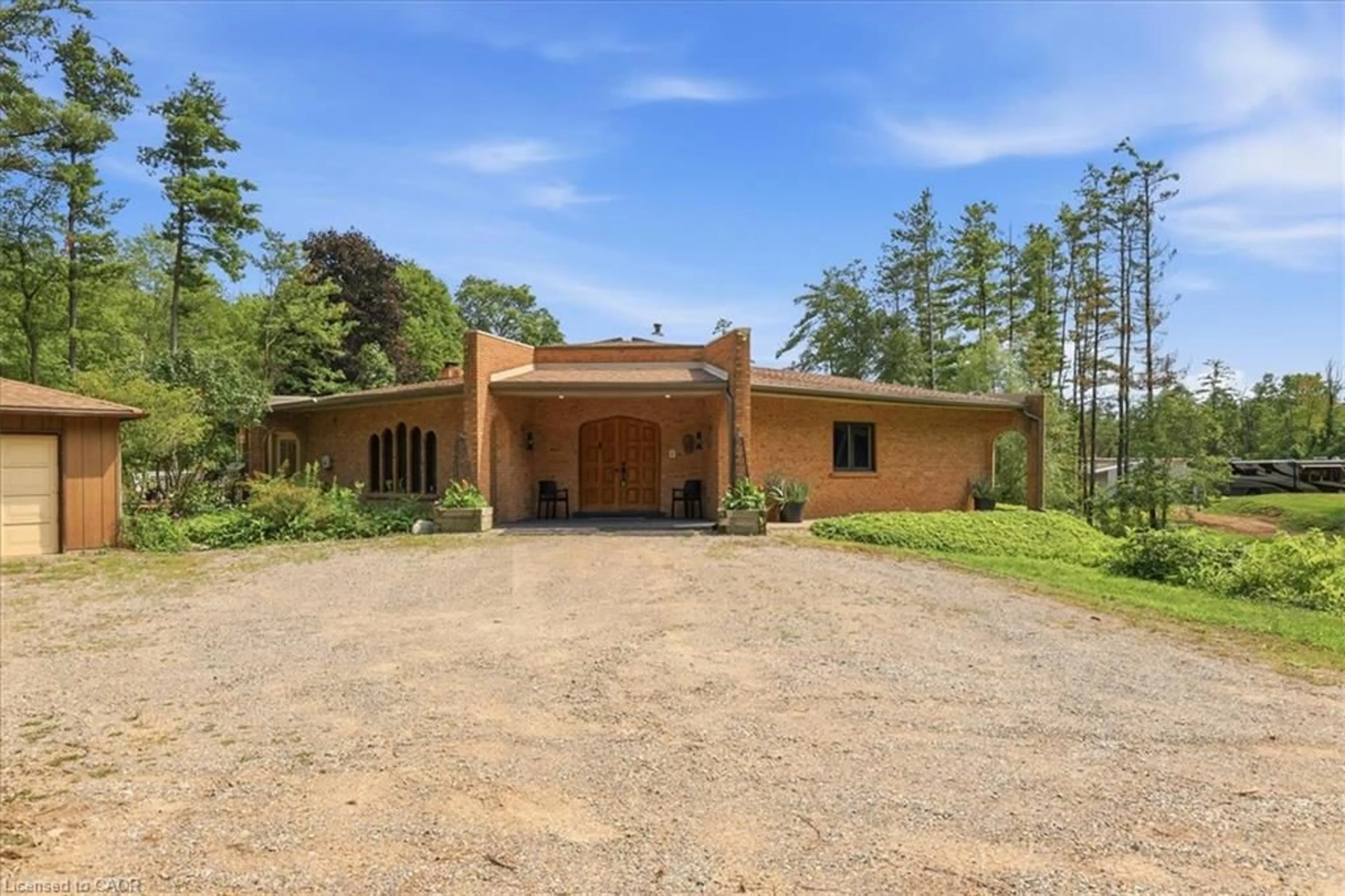 A pic from outside/outdoor area/front of a property/back of a property/a pic from drone, unknown for 847294 Township Road 9, Drumbo Ontario N0J 1G0