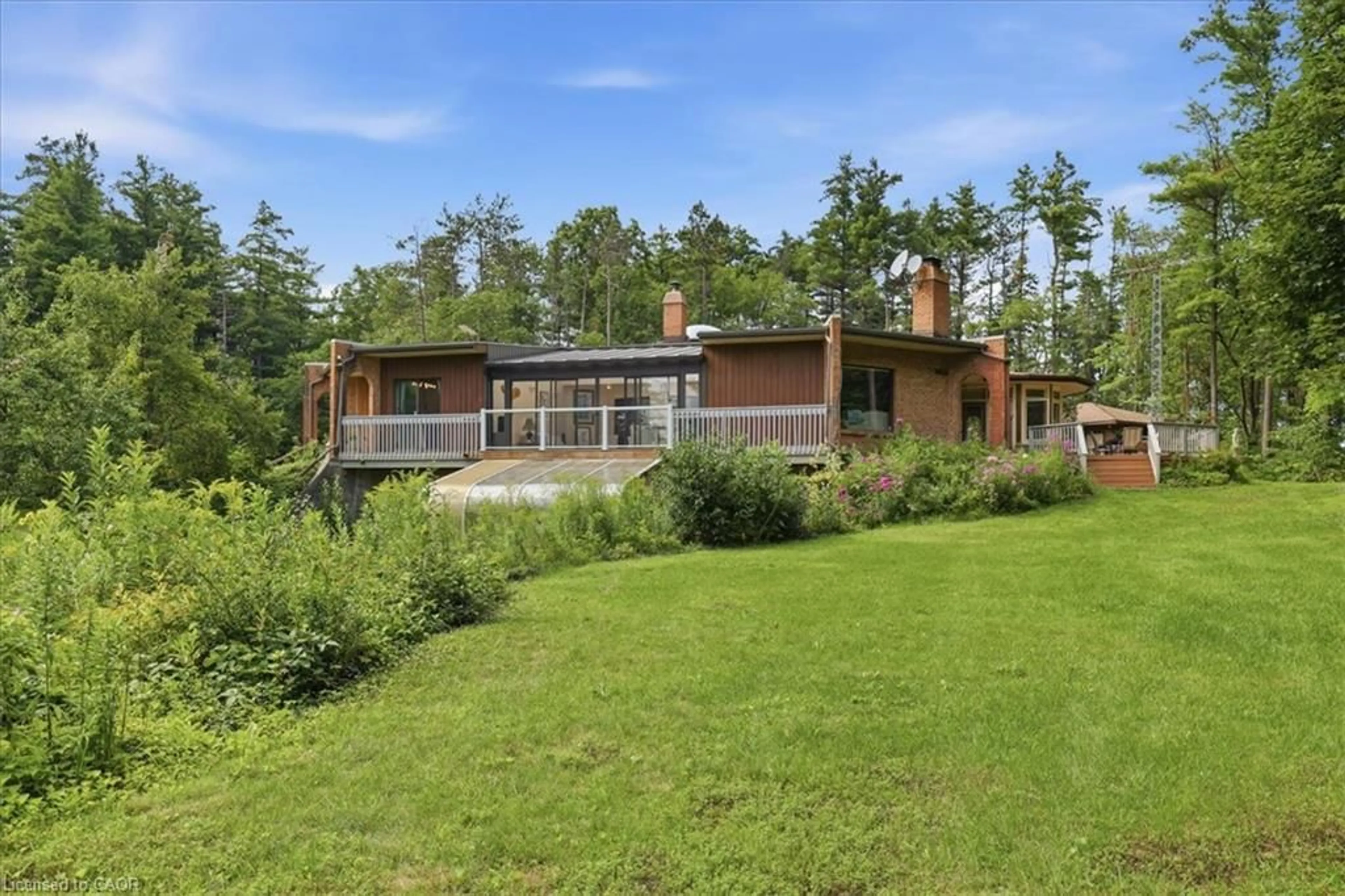 A pic from outside/outdoor area/front of a property/back of a property/a pic from drone, unknown for 847294 Township Road 9, Drumbo Ontario N0J 1G0
