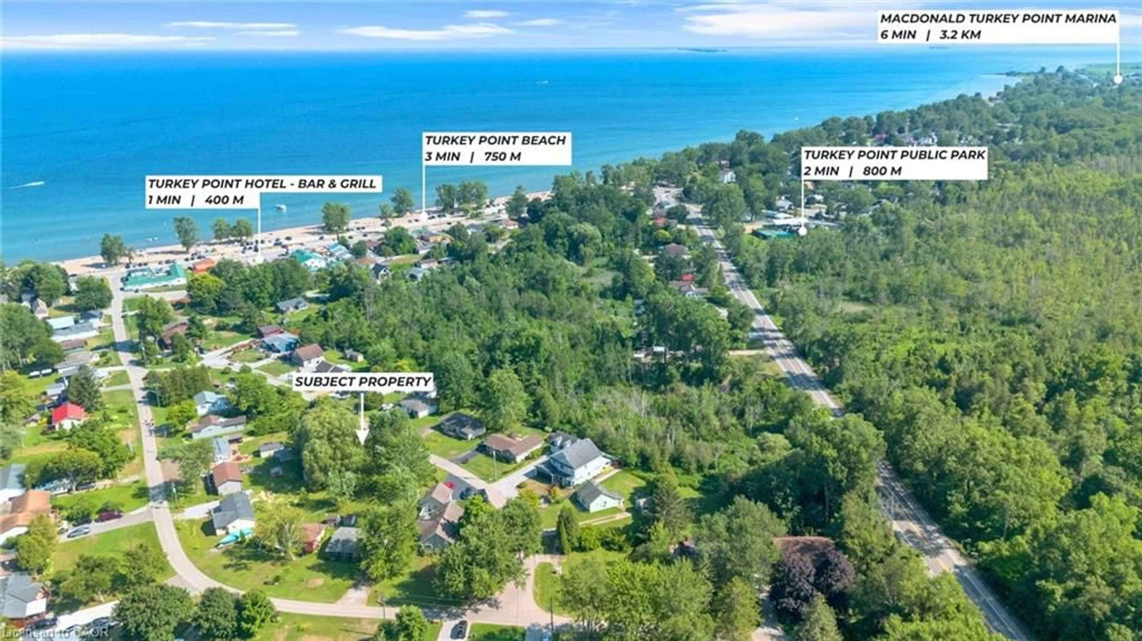 A pic from outside/outdoor area/front of a property/back of a property/a pic from drone, water/lake/river/ocean view for 11 Quaker St, Norfolk Ontario N0E 1T0