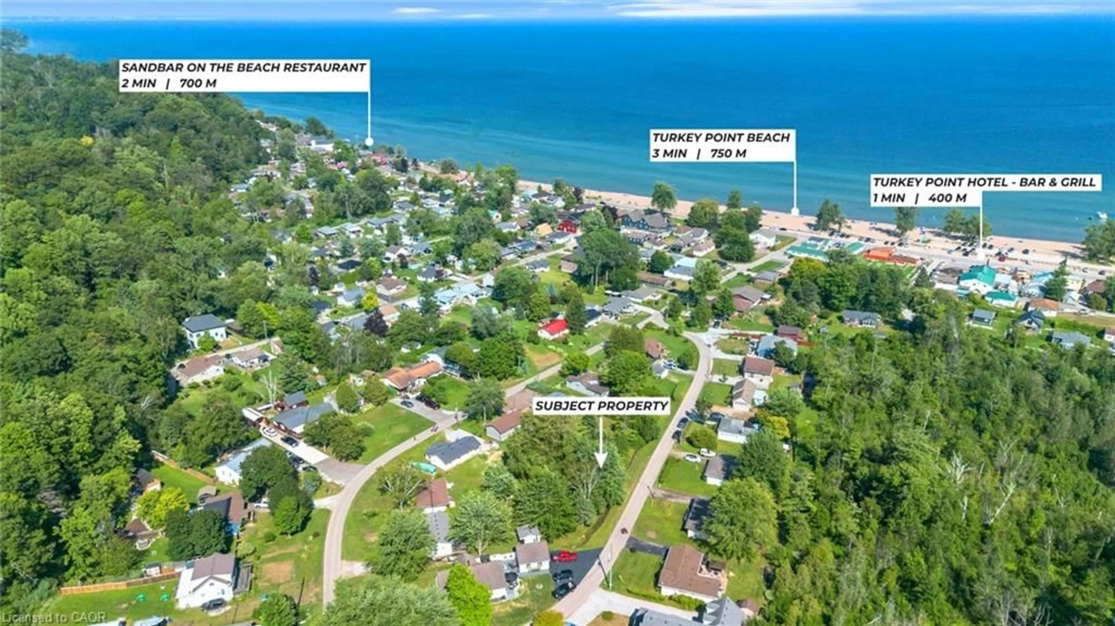A pic from outside/outdoor area/front of a property/back of a property/a pic from drone, water/lake/river/ocean view for 11 Quaker St, Norfolk Ontario N0E 1T0