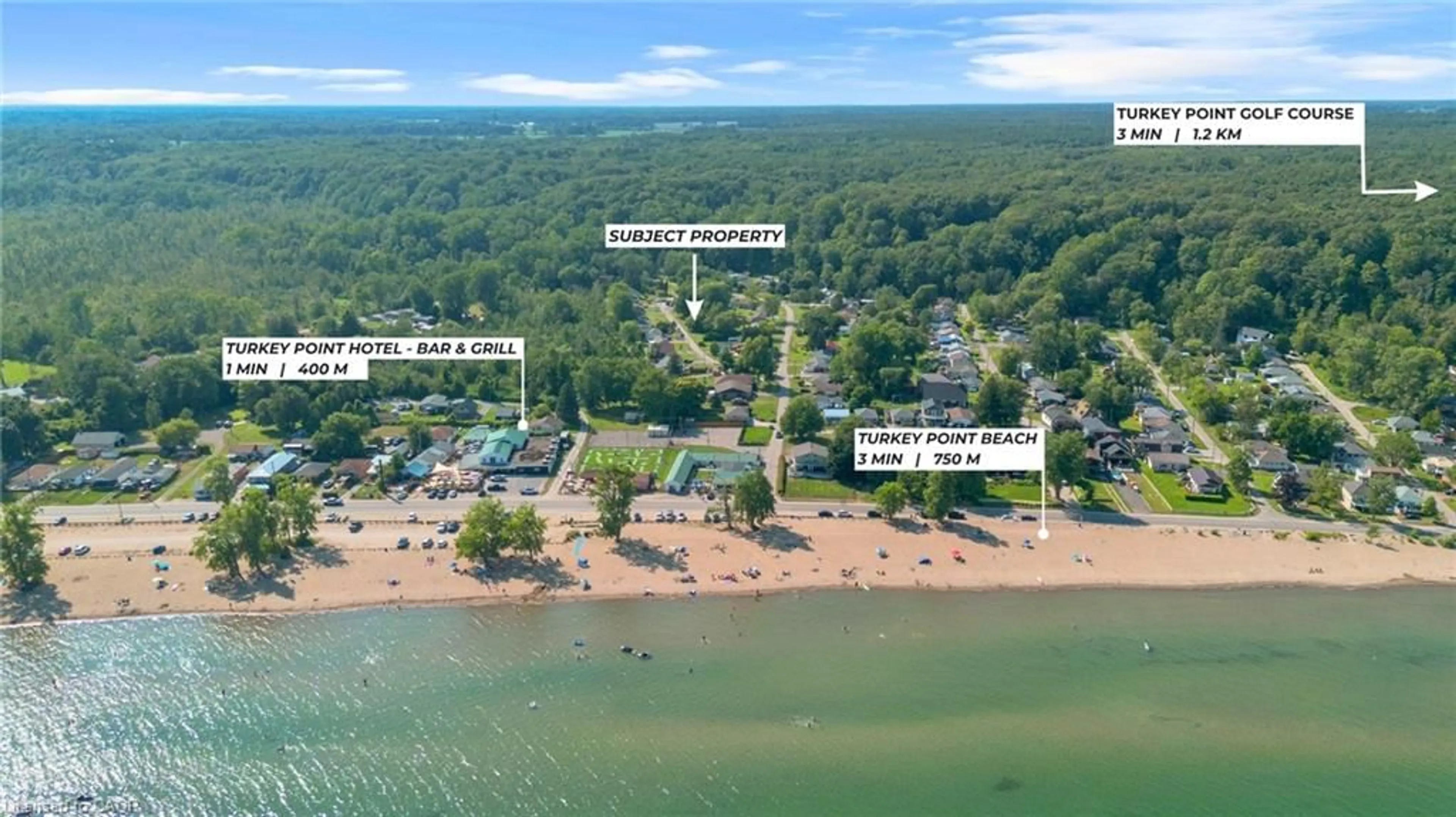 A pic from outside/outdoor area/front of a property/back of a property/a pic from drone, water/lake/river/ocean view for 11 Quaker St, Norfolk Ontario N0E 1T0
